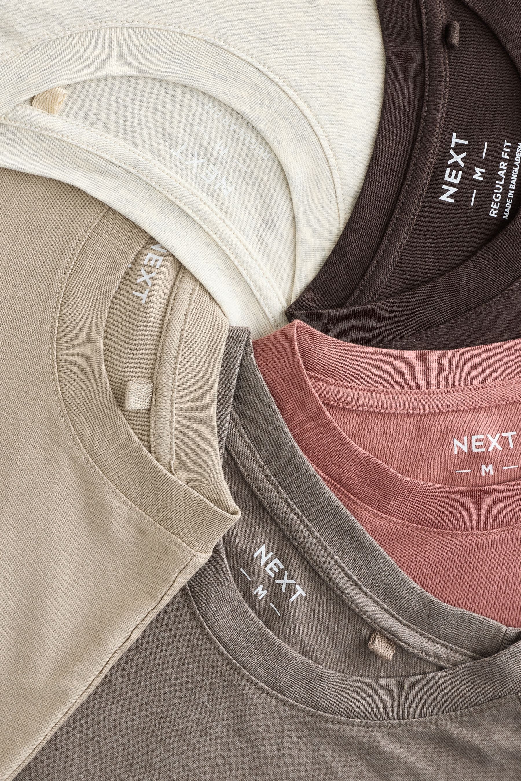 Next T-Shirt 5er-Pack Langarmshirts aus 100 % Baumwolle (5-tlg) günstig online kaufen