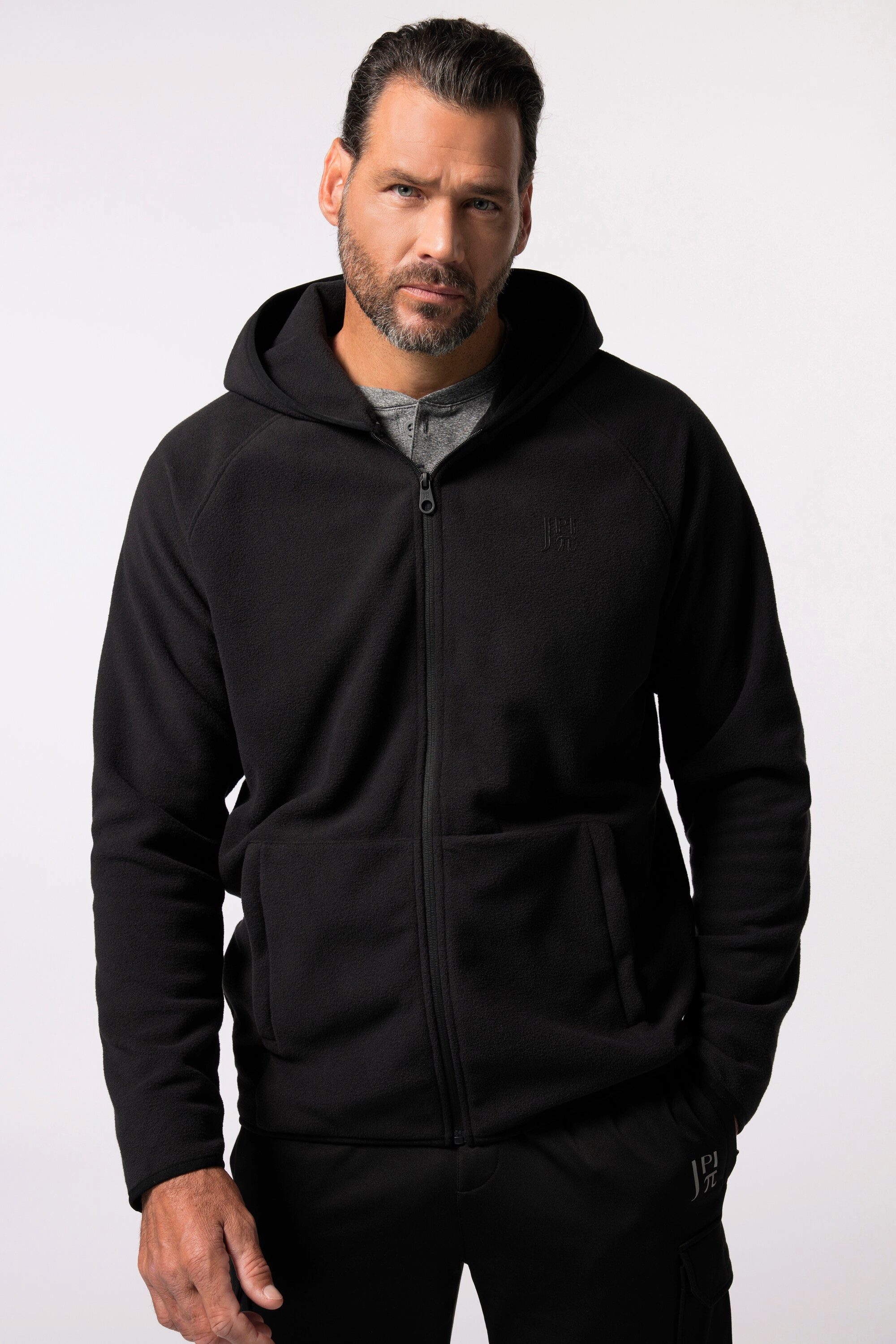 JP1880 Fleecejacke Fleece-Jacke ultraleicht Kapuze