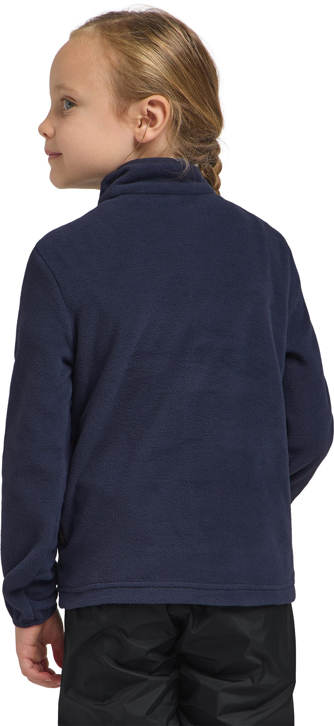 Jack Wolfskin Stehkragenpullover TAUNUS HALFZIP K mit hohem Stehkragen, aus Fleece-Material