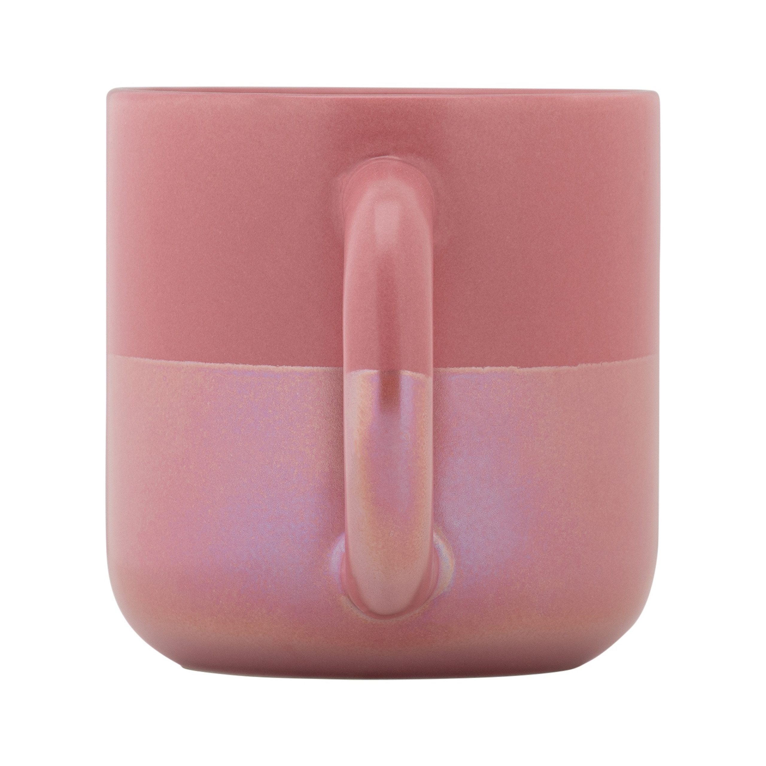 Maxwell & Williams Tasse Horizon, Porzellan, Spülmaschinengeeignet, Rot, Horizon, H: 9cm