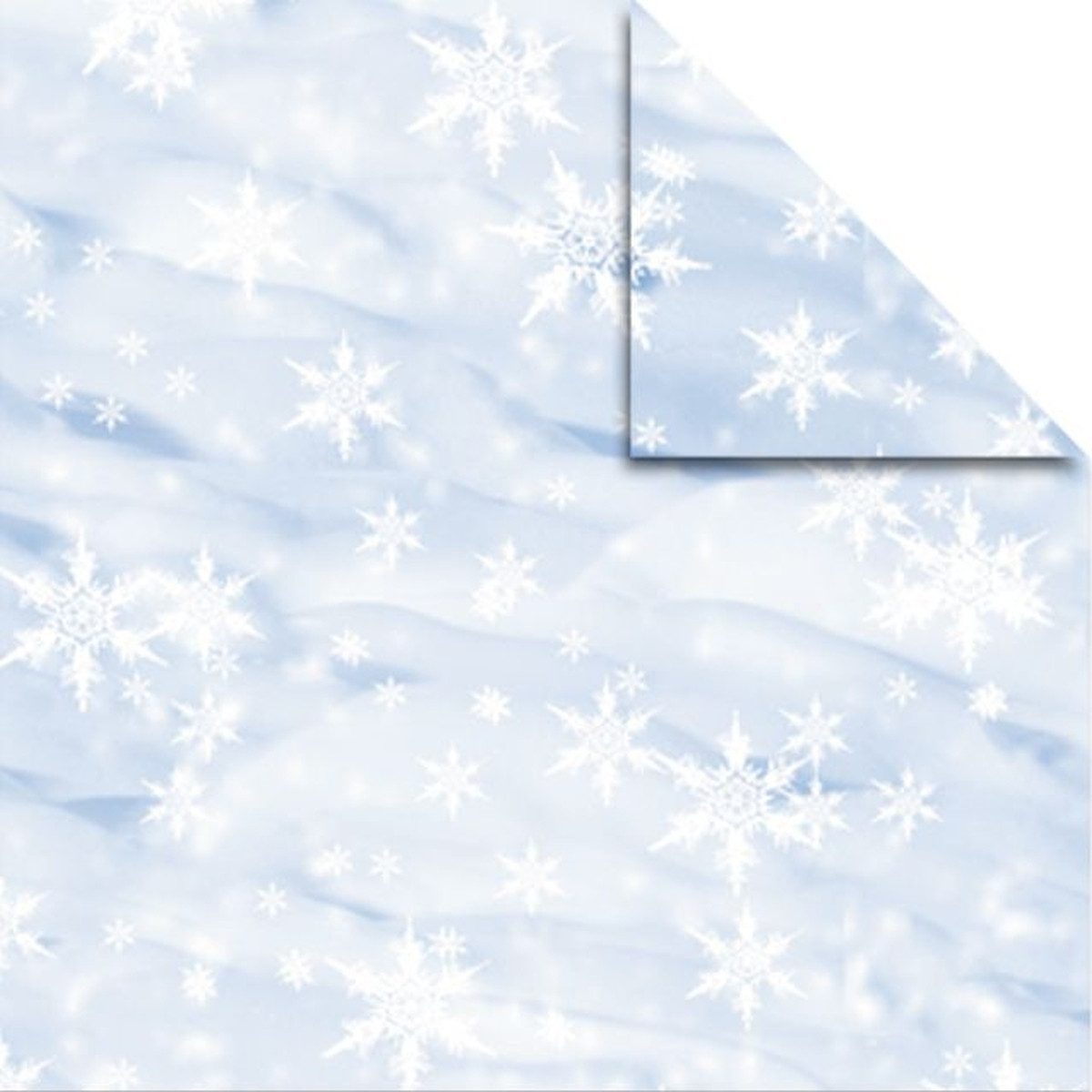 Bastelfilz Faltblätter Aurelio Stern Schnee 115g/qm 14,8x14,8cm.