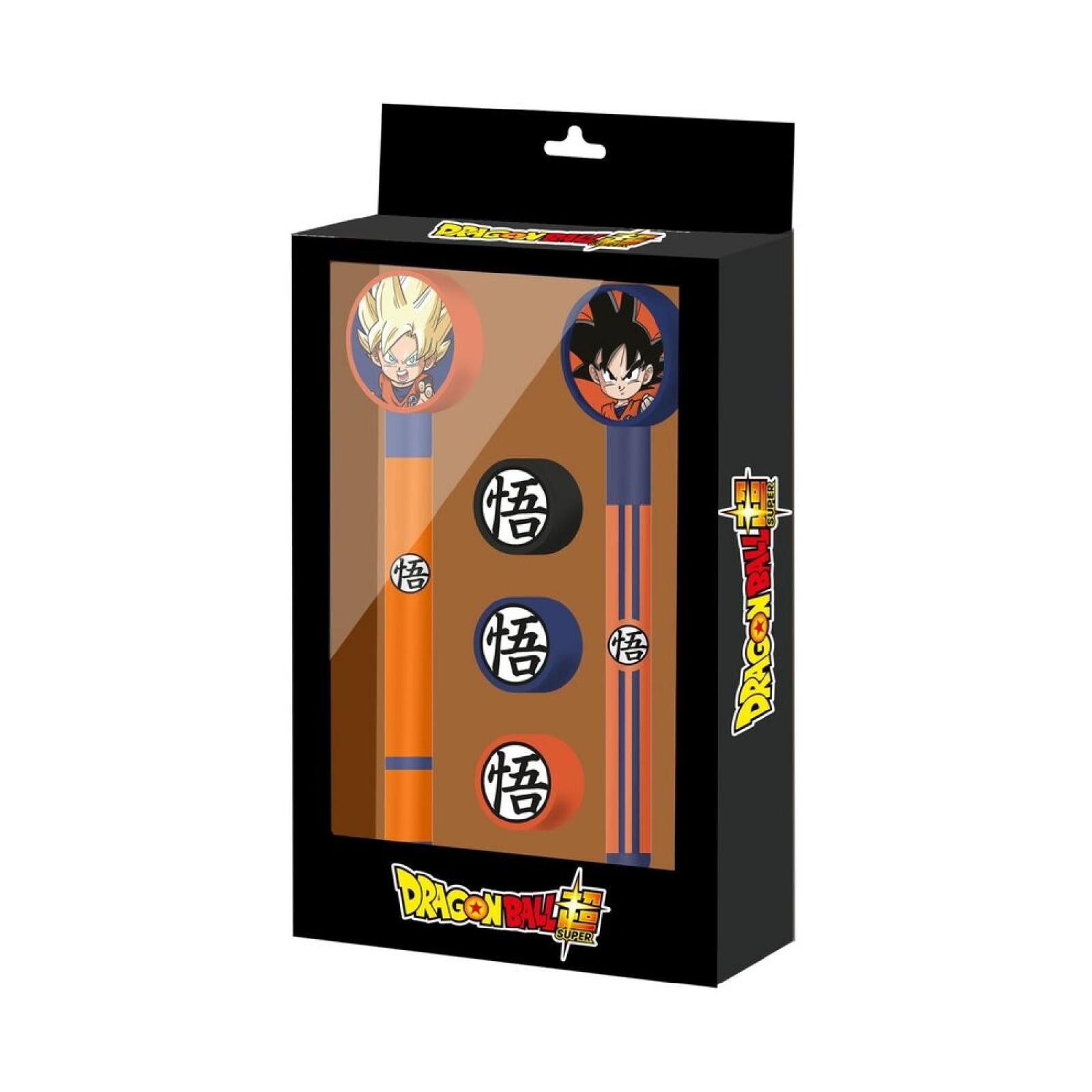 Karactermania Buntstift Dragon Ball Super pack Pen + Pencil + 3 erasers
