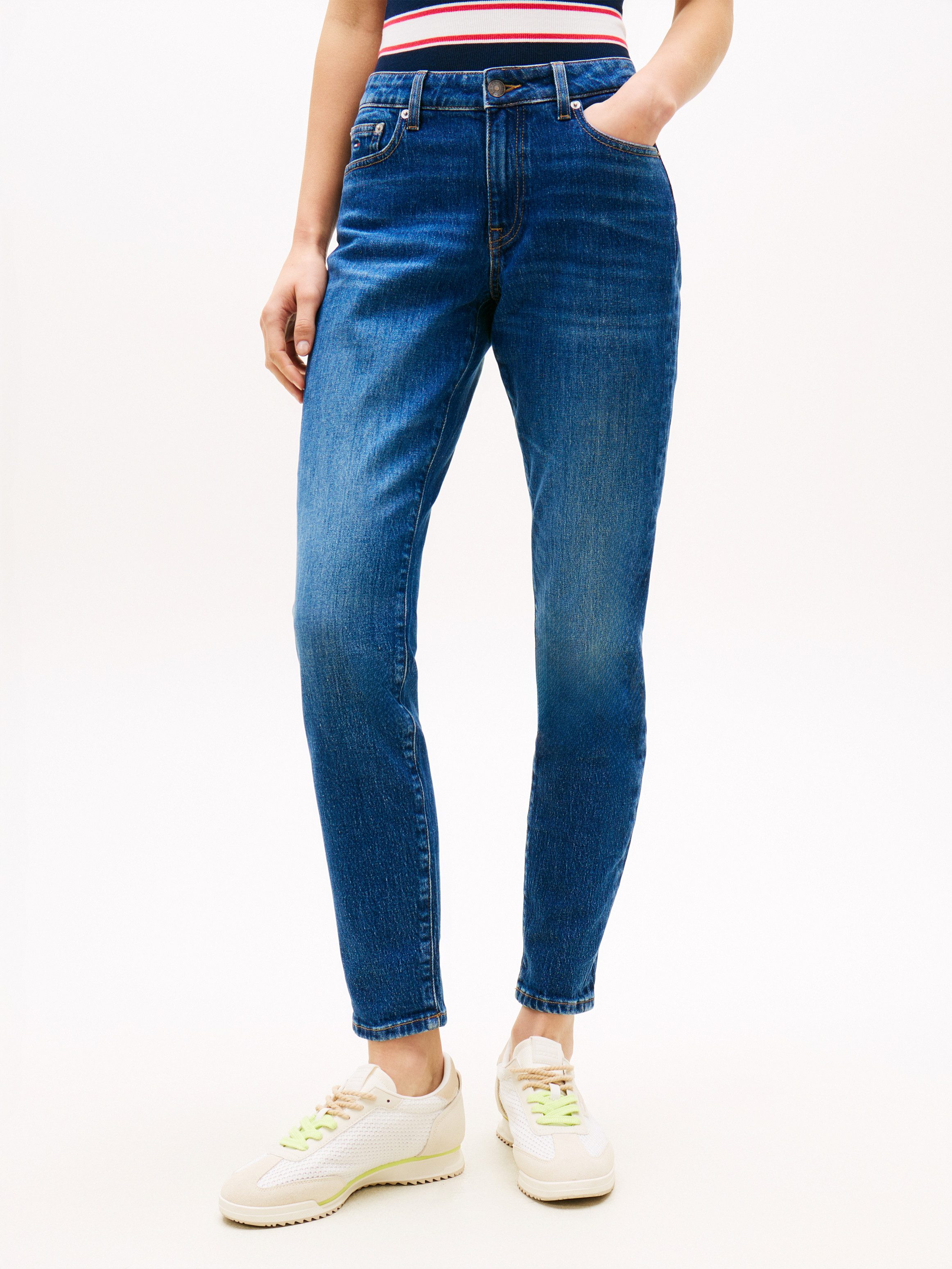 Tommy Jeans Slim-fit-Jeans MR SLIM Mid Rise, 5-Pocket-Style
