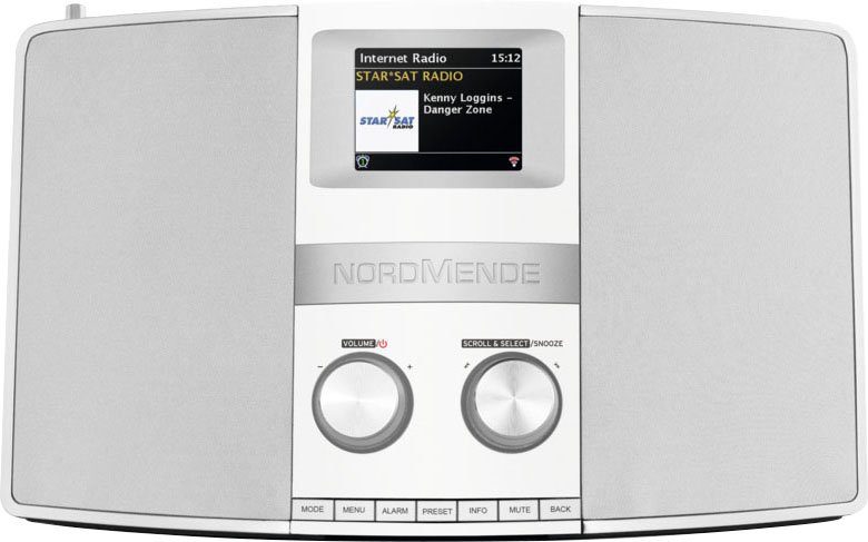 Nordmende Transita RDS, UKW mit (Digitalradio (DAB) W) (DAB), 400 Digitalradio weiß/silber 20