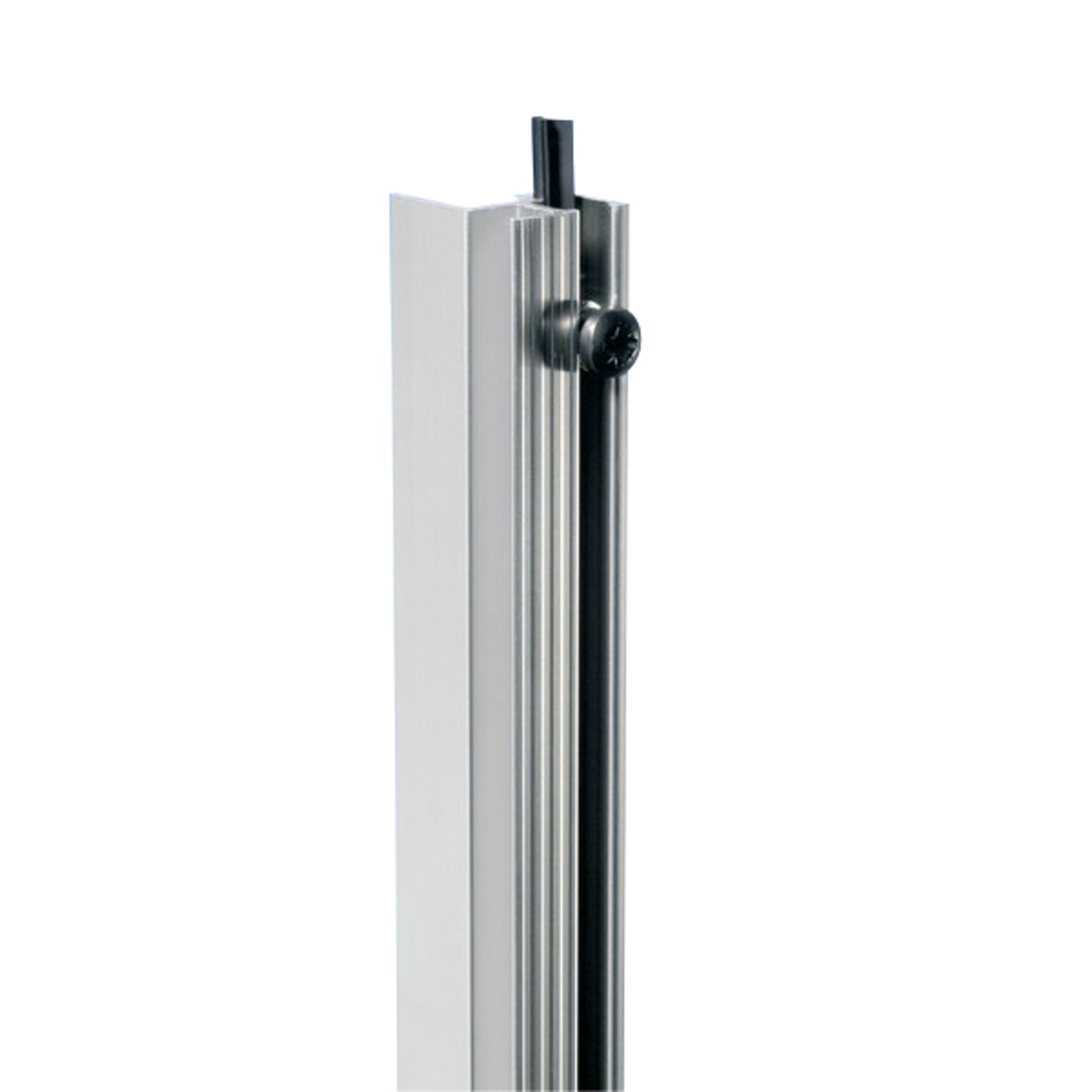 Adam Hall Laufschienenprofil (Fittings, Profile), 6162 Rackschiene Aluminium stufenlos, mit Gummikeder 1 M - Profil