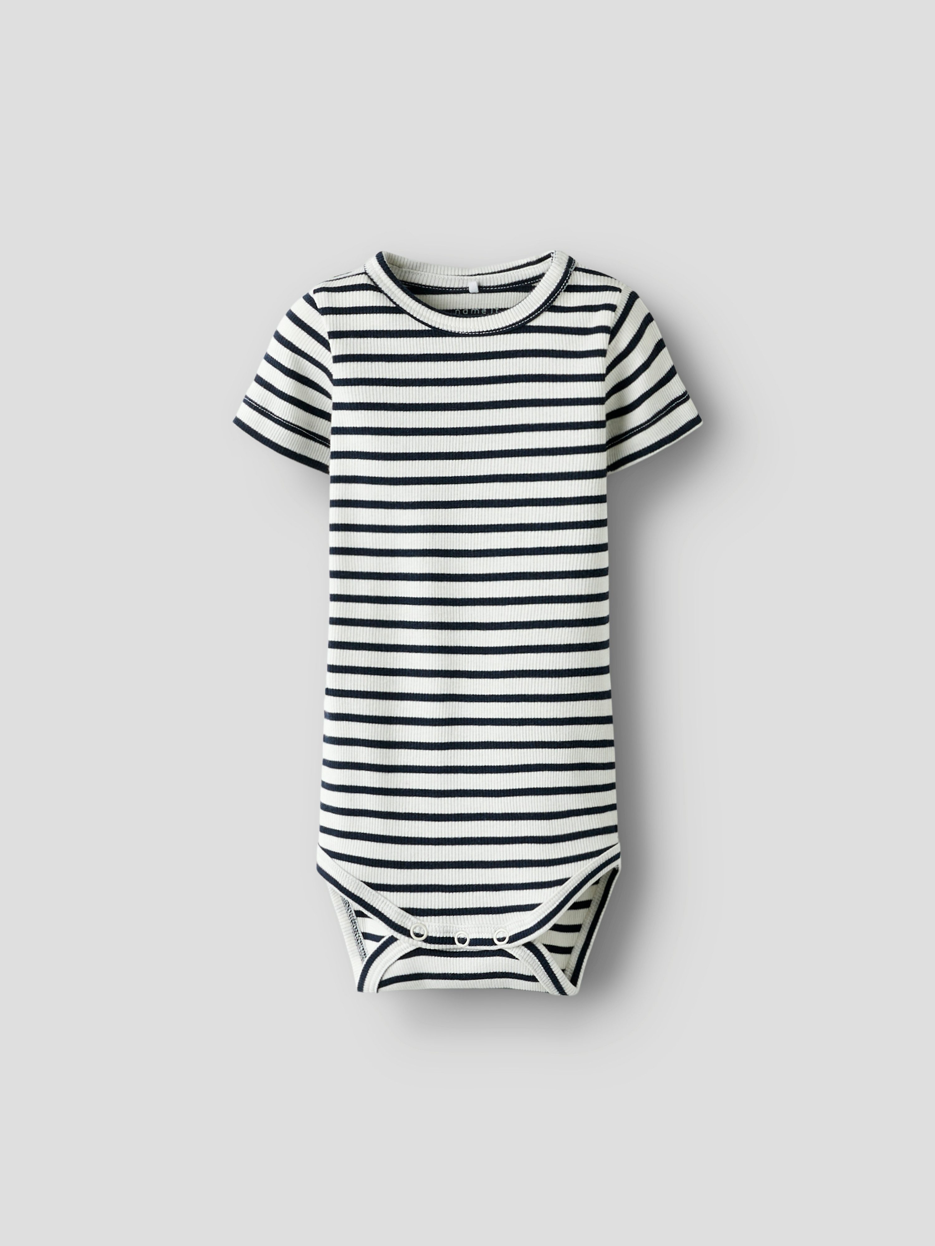 Name It Kurzarmbody NBNBANI SS BODY NOOS Baumwollmischung, Jersey Rippqualität