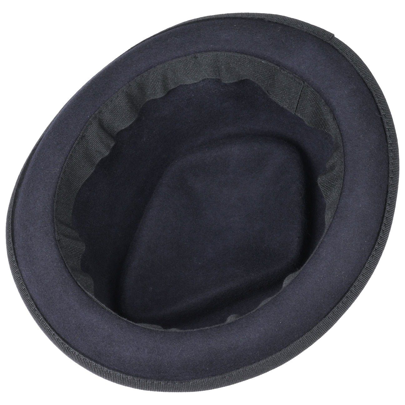 Lipodo Fedora (1-St) Porkpie mit Ripsband, Made in Italy – Bild 3 von 5