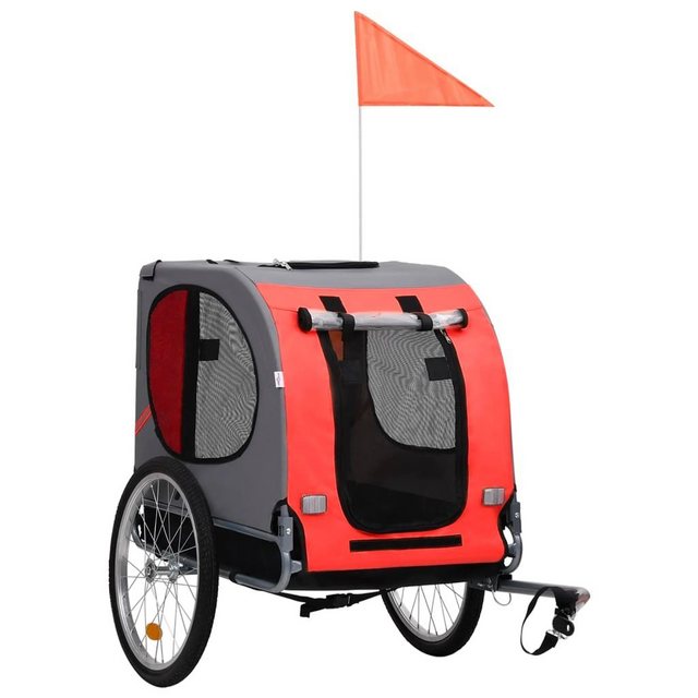 DOTMALL Fahrradhundeanhänger Haustieranhänger fü kleine & große Haustiere,78 x 56 x 63 cm