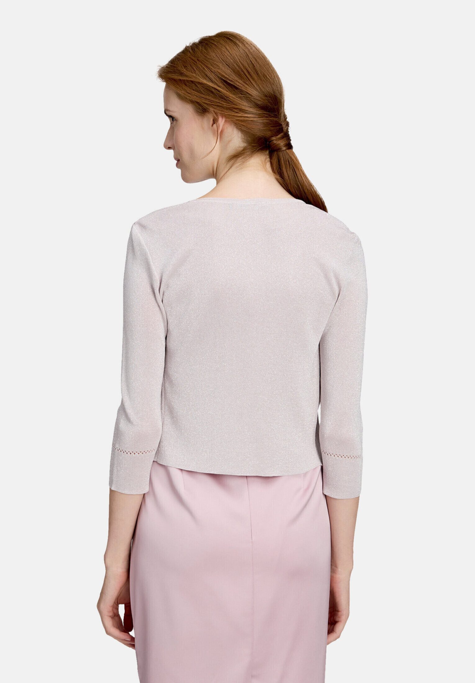 Vera Mont Strickjacke Damen ohne Verschluss (1-tlg) Glitzer