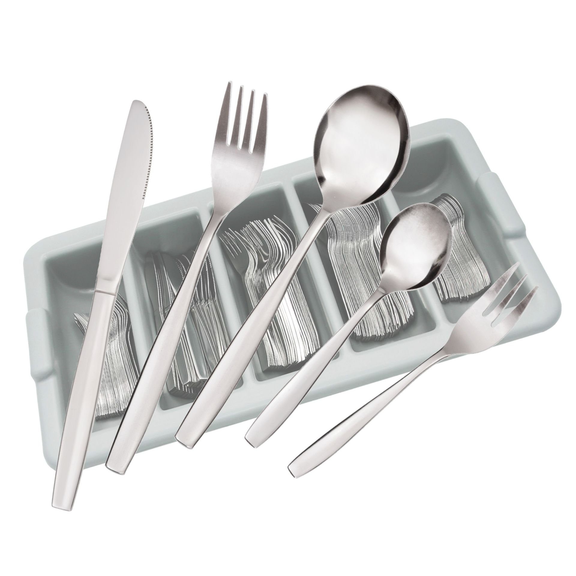 GRÄWE Besteck-Set (200-tlg), 40 Personen, Edelstahl, Besteckkasten 200-teilig für 40 Personen