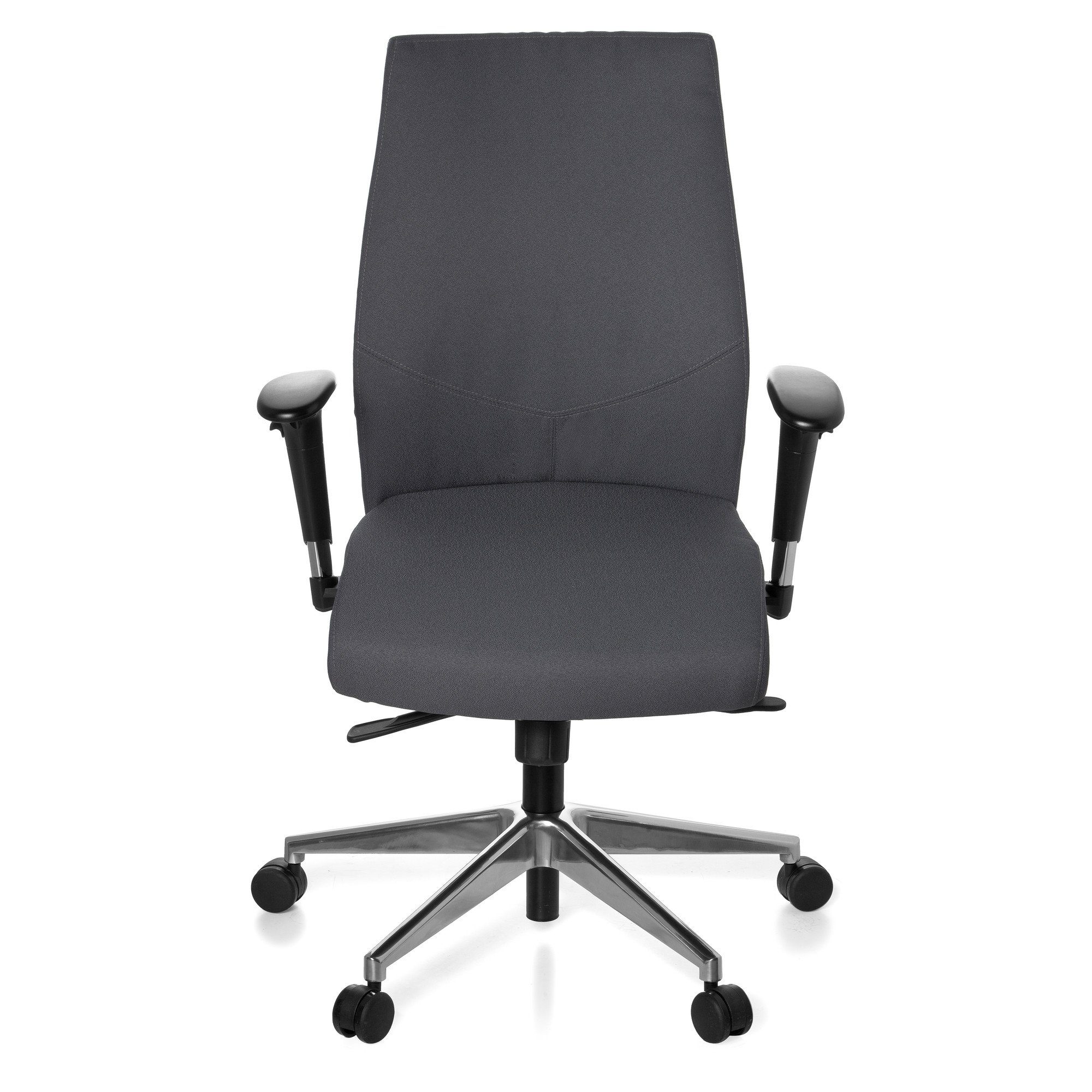 hjh OFFICE Drehstuhl Profi Bürostuhl PRO-TEC 250 Stoff (1 St), Schreibtischstuhl ergonomisch Dunkelgrau
