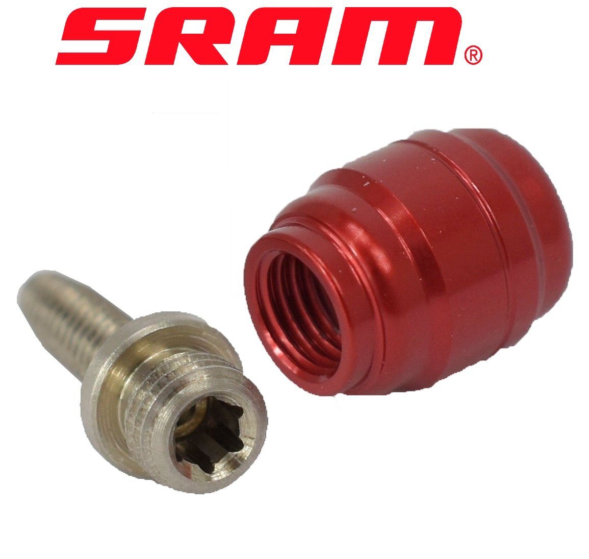 SRAM Scheibenbremse SRAM Insertpin + Hydraulikleitung Klemmring Scheibenbremse Olive