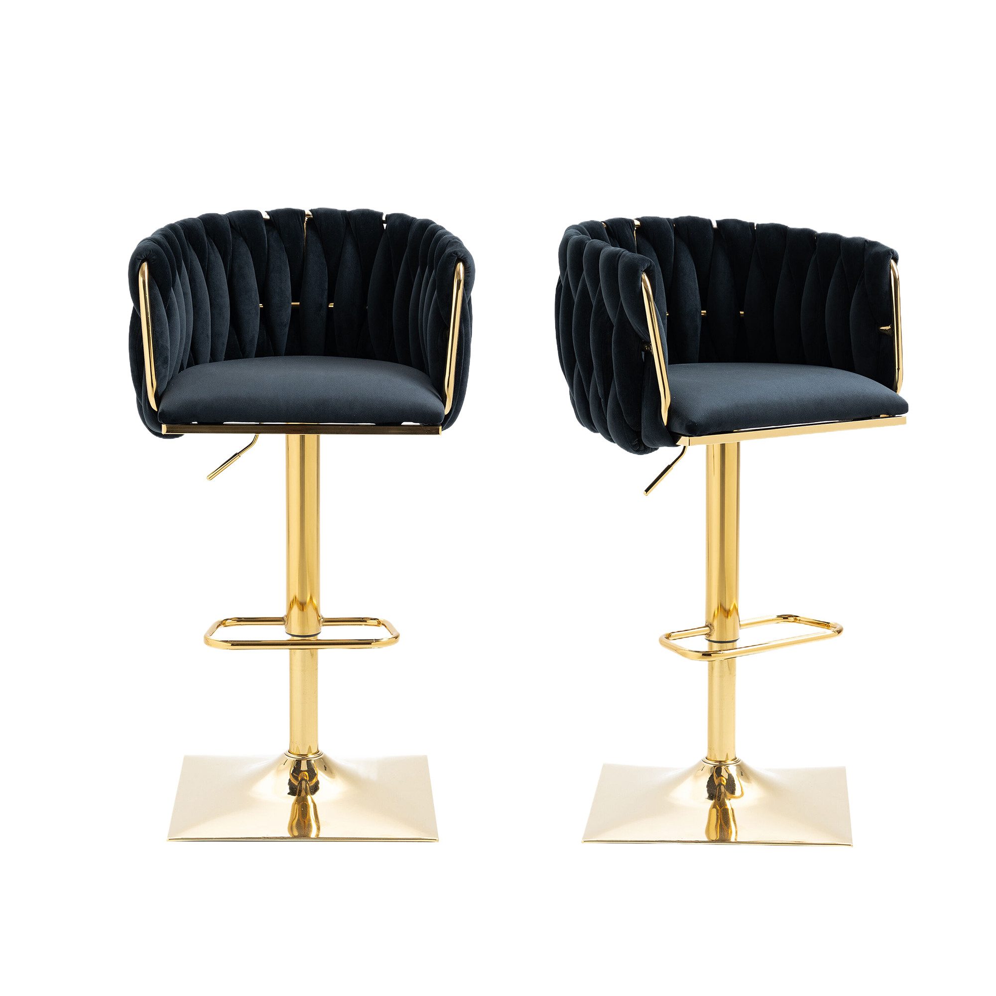 KLAM HOME Barhocker Vintage Barstühle (2 günstig online kaufen