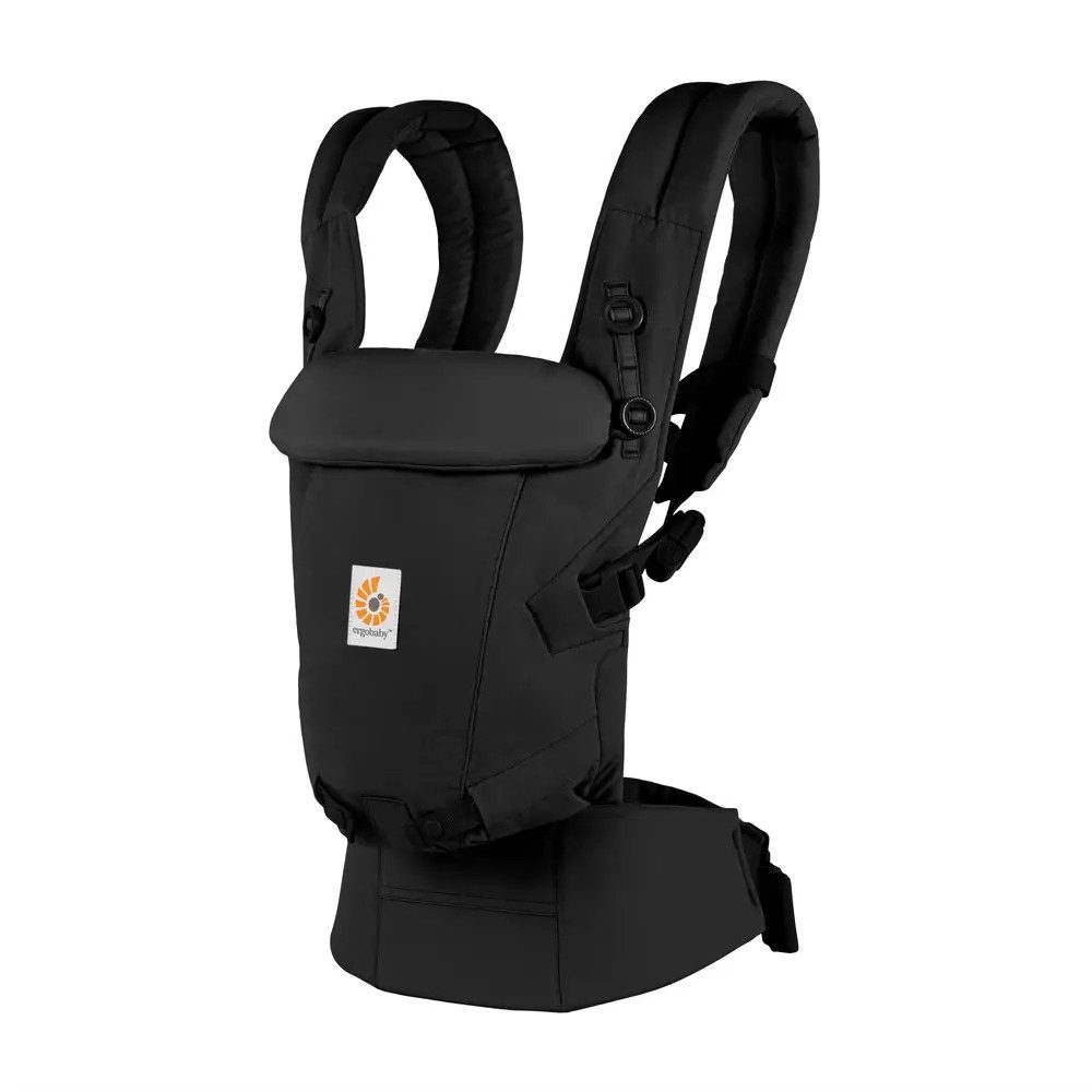 Ergobaby Babytrage Adapt Babytrage Soft Touch Cotton - Onyx Black