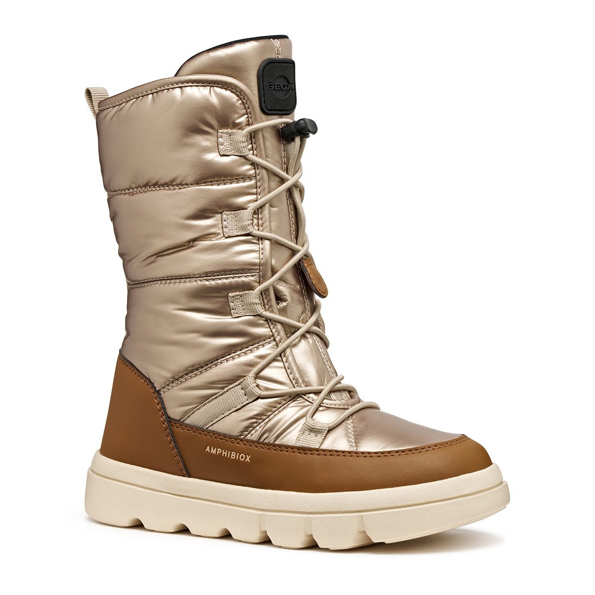 Geox GEOX WILLABOOM, Warmfutter in Gold für Kinder Stiefel