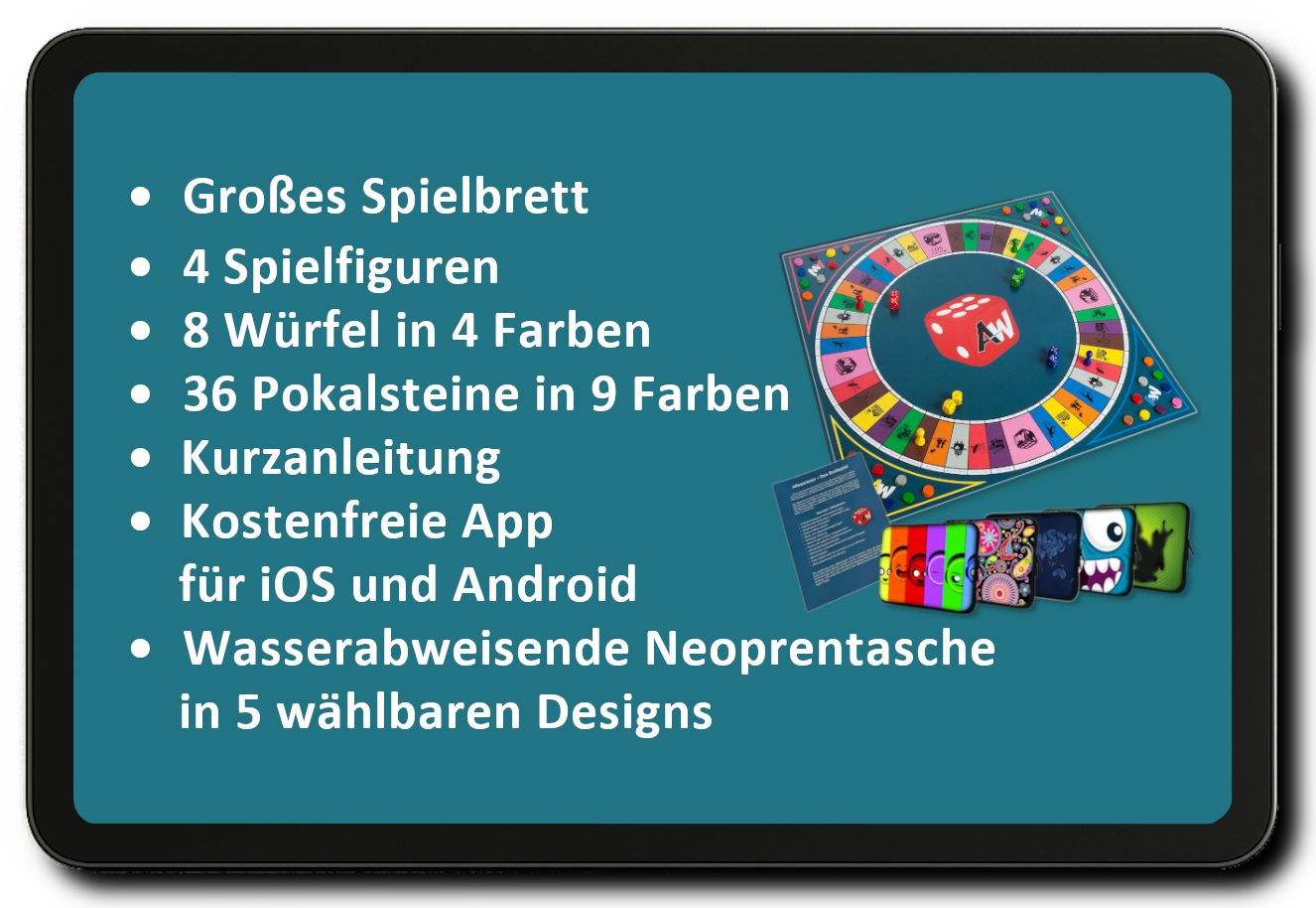 ALLESWISSER Spiel interaktiv Quizspiel, Wissensspiel, Familienspiel mit App, Alleswisser - Das Brettspiel – Bild 5 von 5