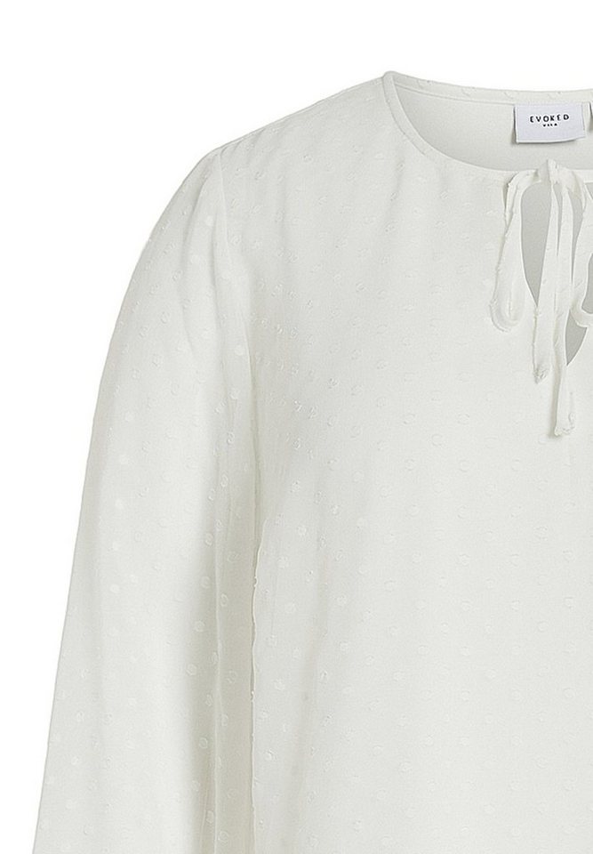 Vila Blusenshirt Plus Size Blusen Shirt Top mit Design Ballonärmeln 6816 in  Weiß