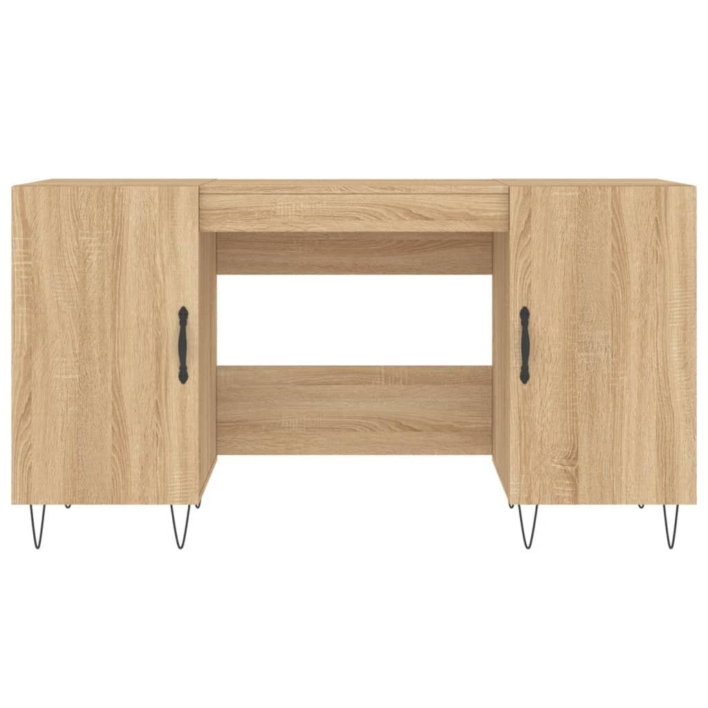 Holzwerkstoff cm furnicato 140x50x75 Schreibtisch Sonoma-Eiche