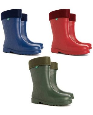 Demar Gummistiefel Damen Gefüttert, Rutschfeste Winterstiefel Wasserdicht Gummistiefel wasserdicht