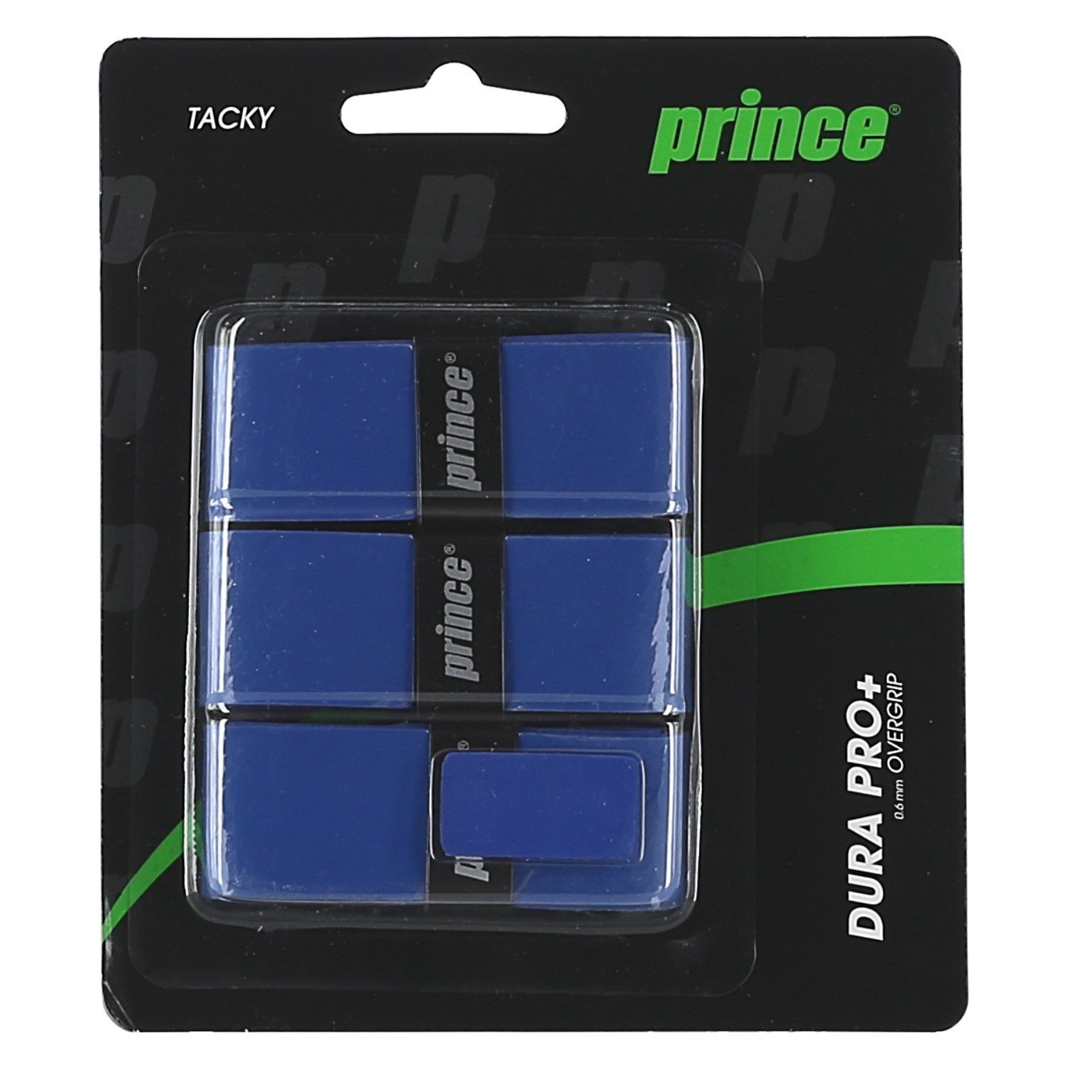 Prince Griffband Overgrip Dura Pro+ 0.6mm blau 3er