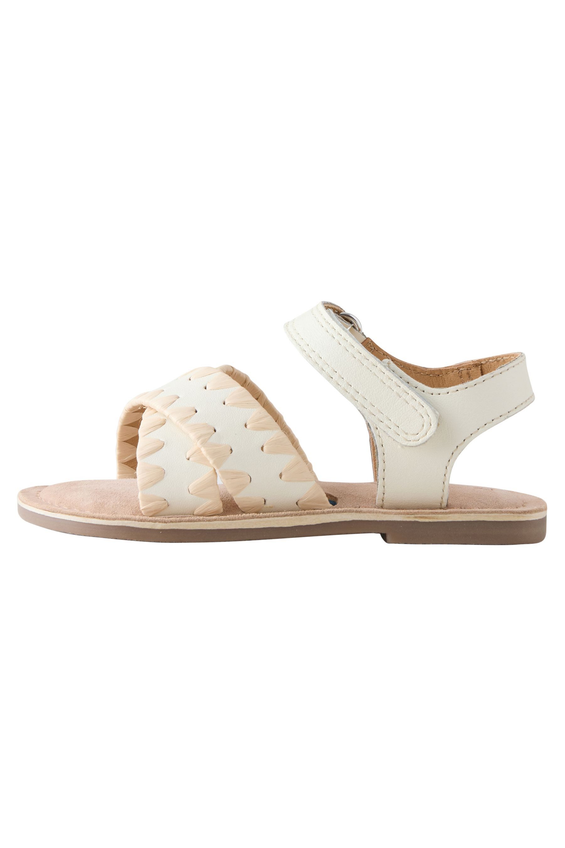 Next Sandalen mit Knöchelriemen und Klettverschluss Sandale (1-tlg)
