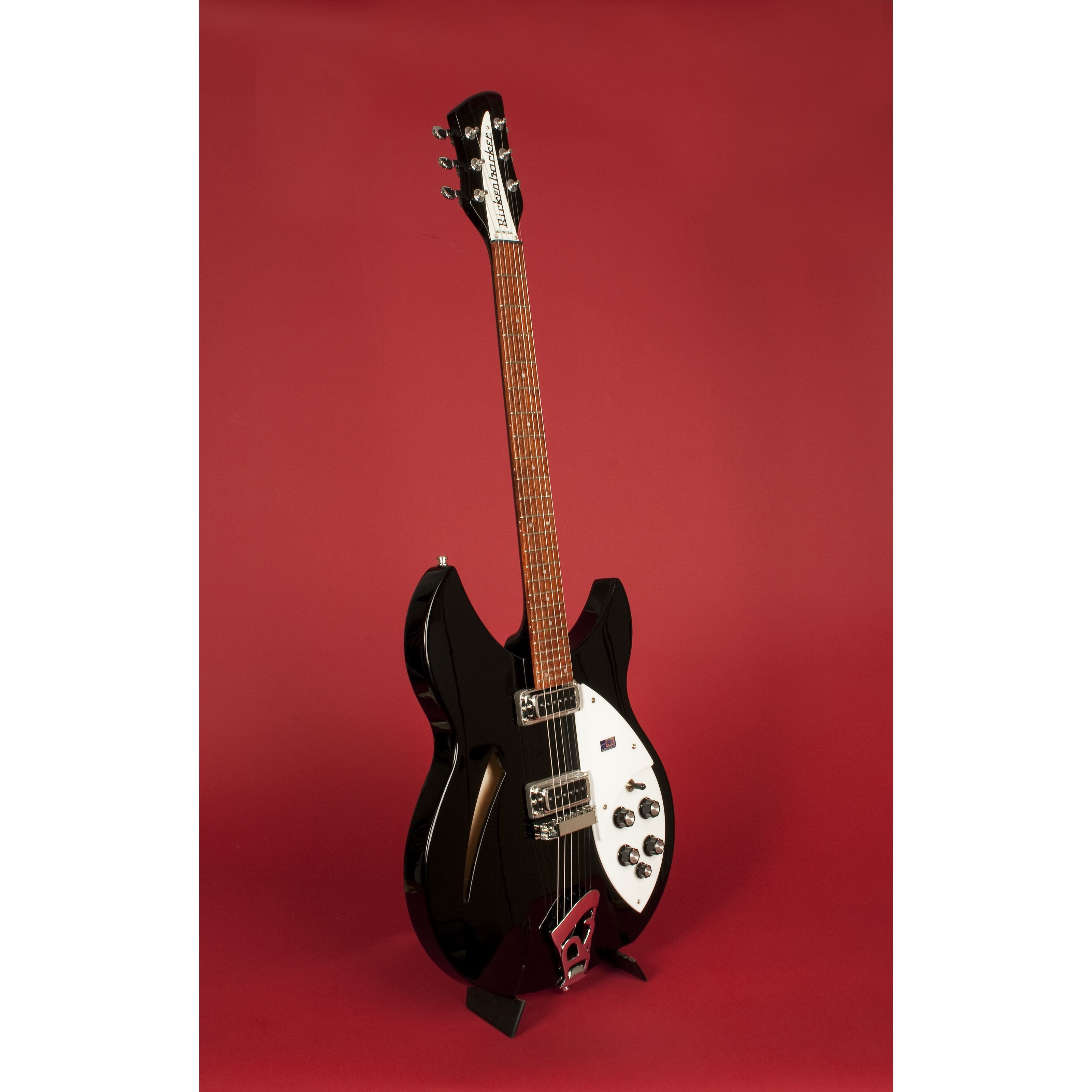 Rickenbacker Halbakustik-Gitarre, 330 Jetglo, Halb-Akustik Gitarren, Custom-Shop, 330 Jetglo - Halbakustik Custom Gitarre