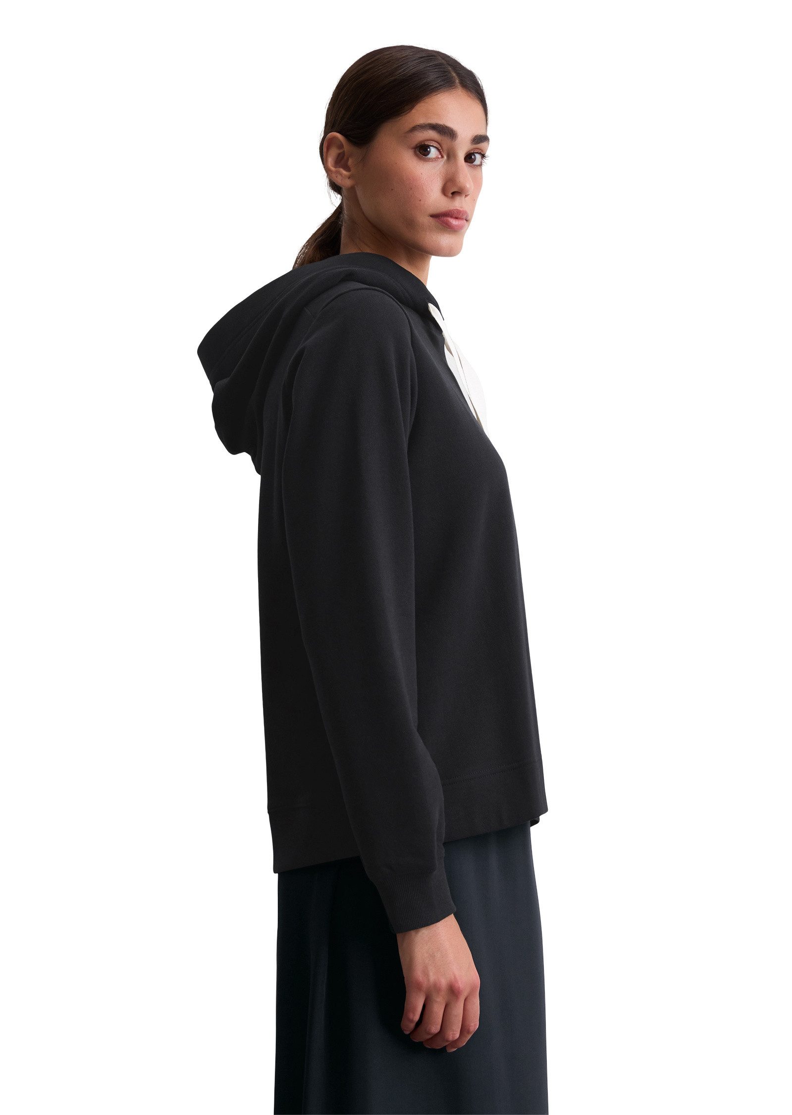 Marc O'Polo Sweatshirt mit gepeachter Oberfläche günstig online kaufen
