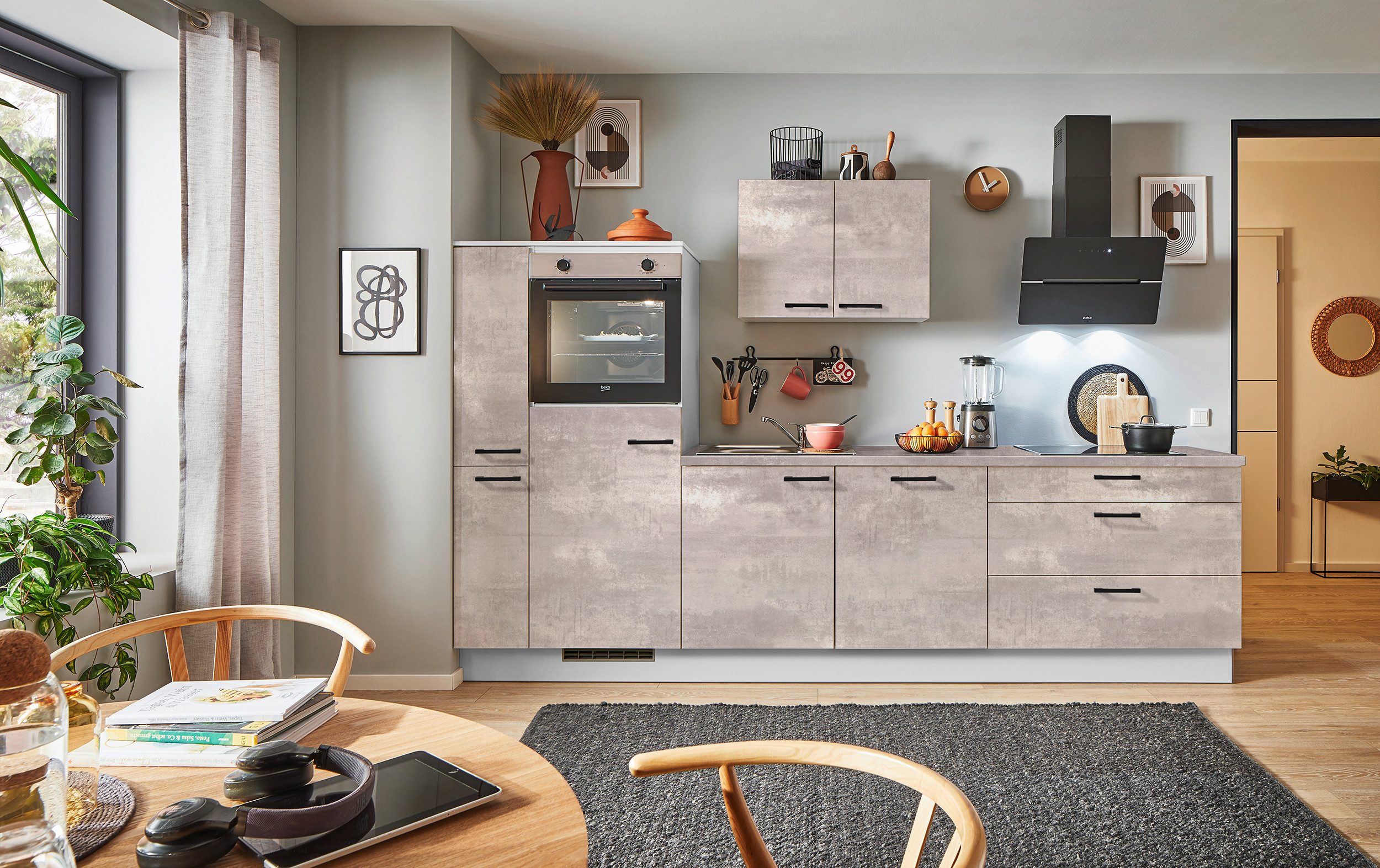 pino Küchenzeile Stockholm, individuell anpassbar, gratis günstig online kaufen