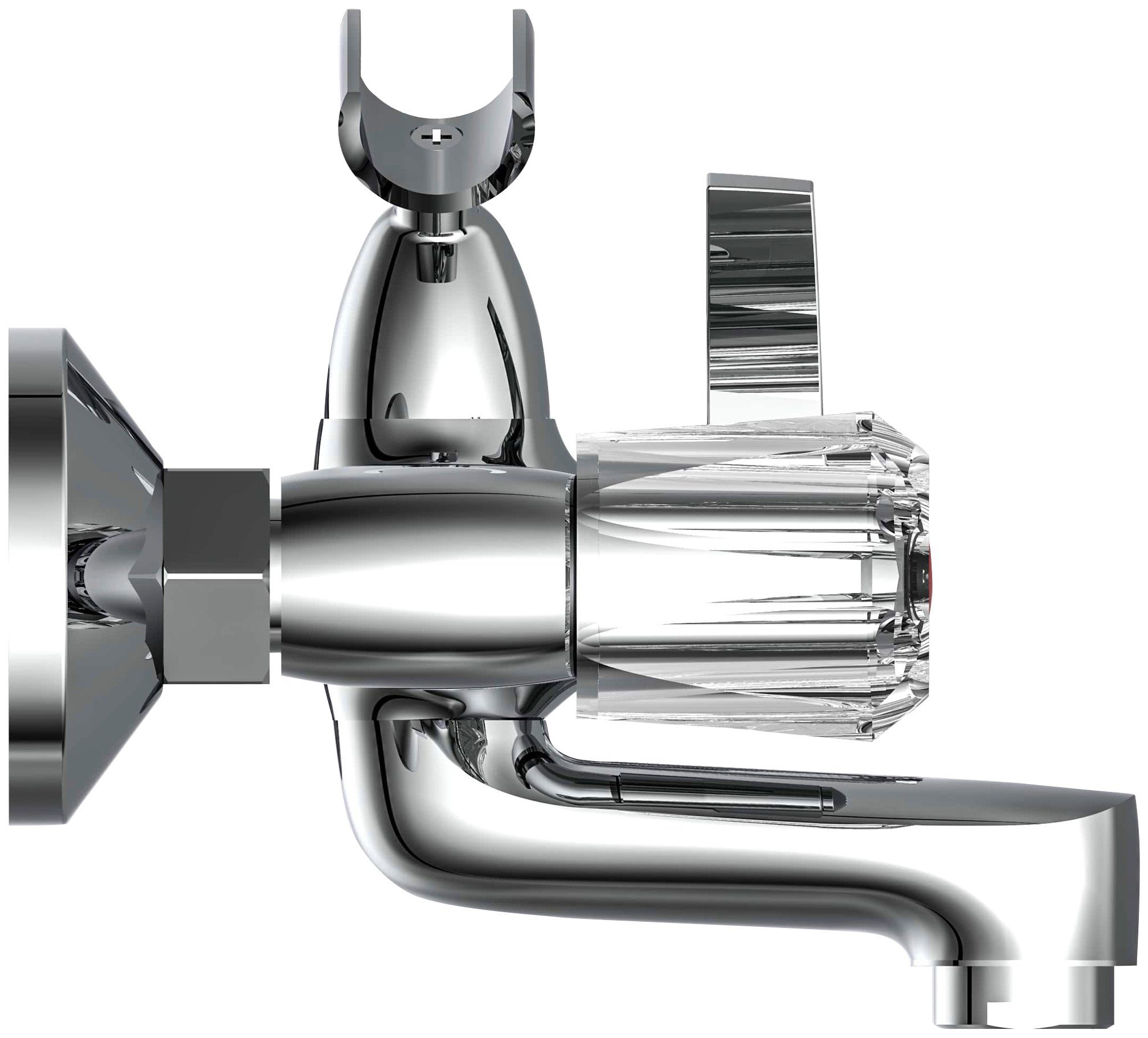 Schütte Wannenarmatur Savino Mischbatterie Badewanne, Wasserhahn Bad, Wannenarmatur in Chrom