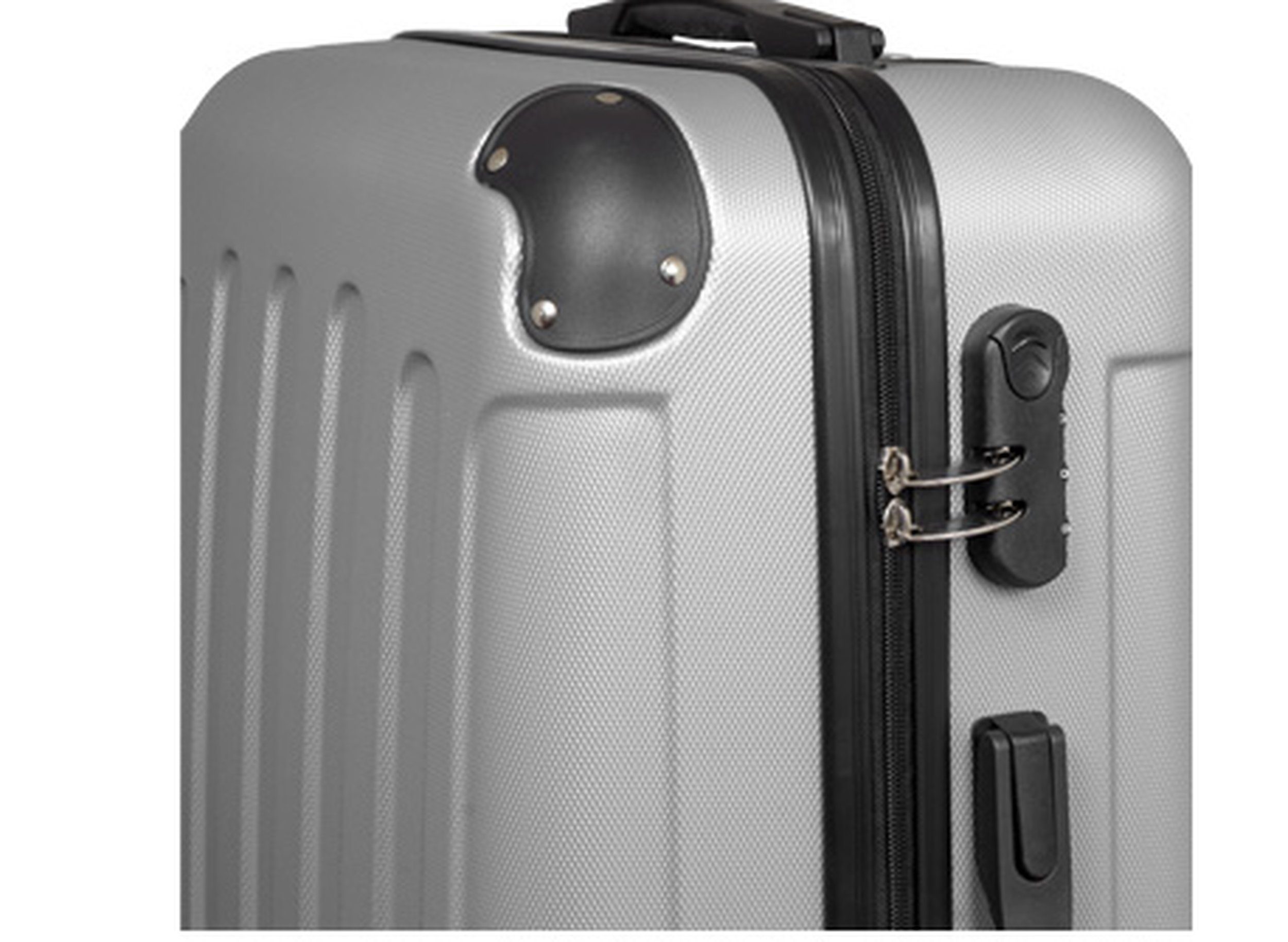 MONOPOL® Trolleyset 4-tlg. - 87-77-67-55cm 4 Rollen - anthrazit, silber, blau, rot