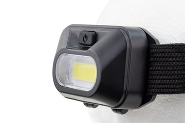 ANSMANN AG LED Stirnlampe batteriebetriebene Kopflampe Stirnlampe mit 125 Lumen
