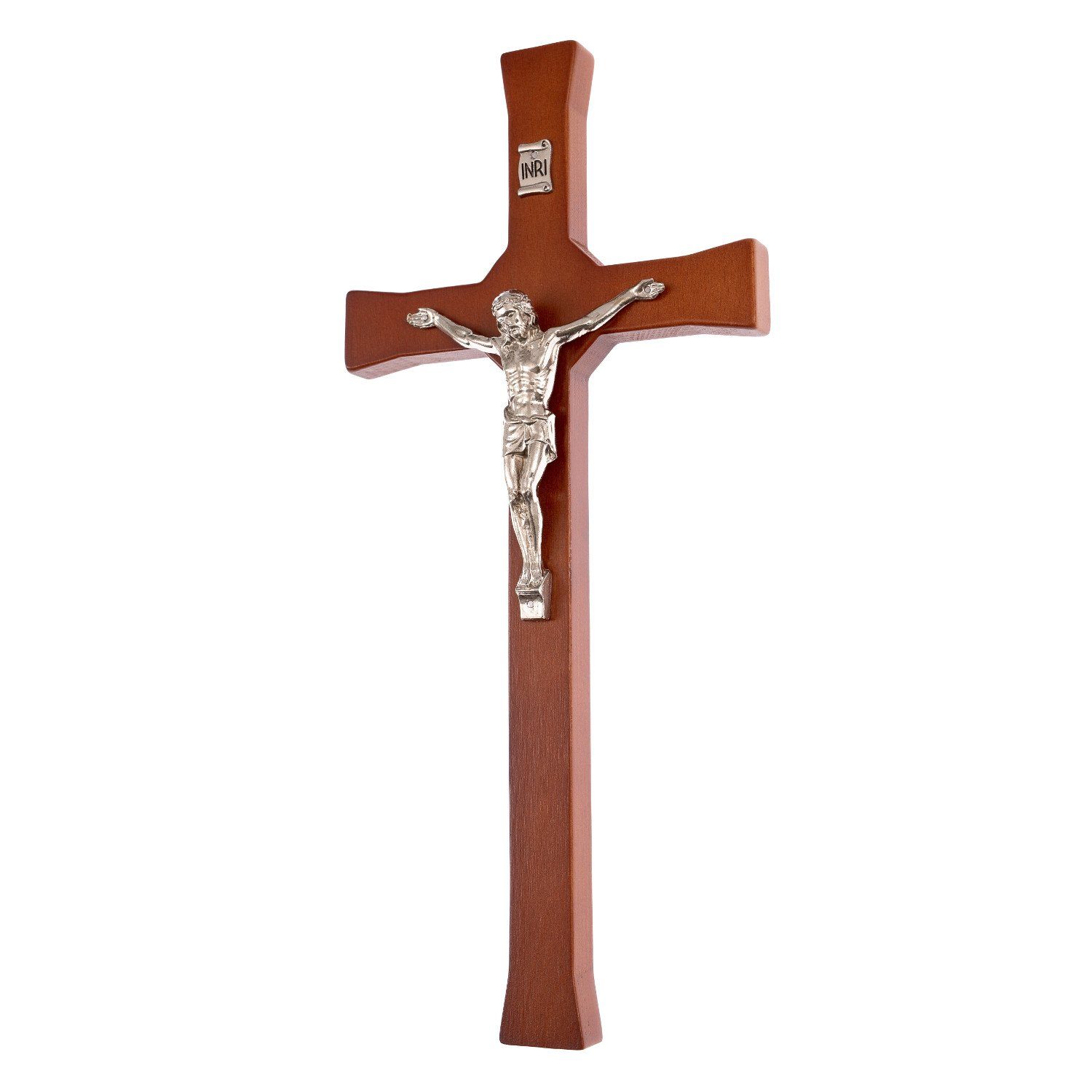 Luda Studio Wanddekoobjekt (1 St), Hängendes klassisches Kreuz 22 cm