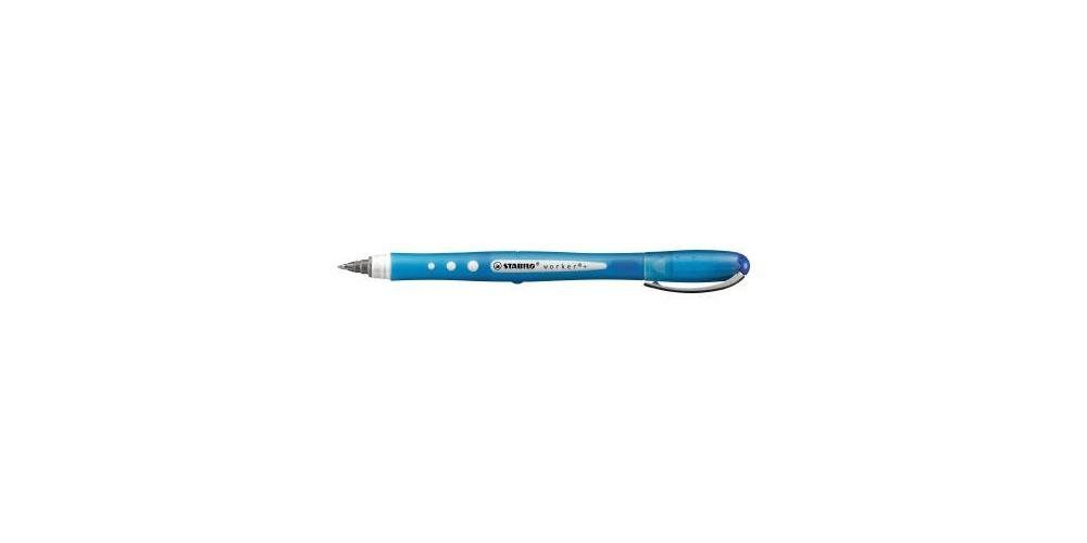 STABILO Tintenroller Tintenroller worker®+ colorful Schreibfarbe: blau Strichstärke: 0,5 mm