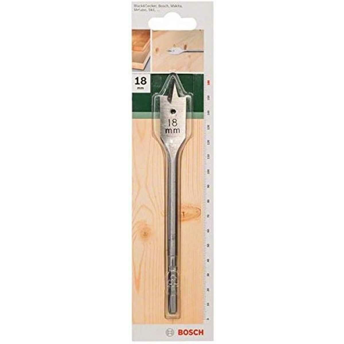 BOSCH Фрезерное сверло Bosch Flachfräsbohrer mit 1/4 Zoll-Sechskantschaft (18 mm)