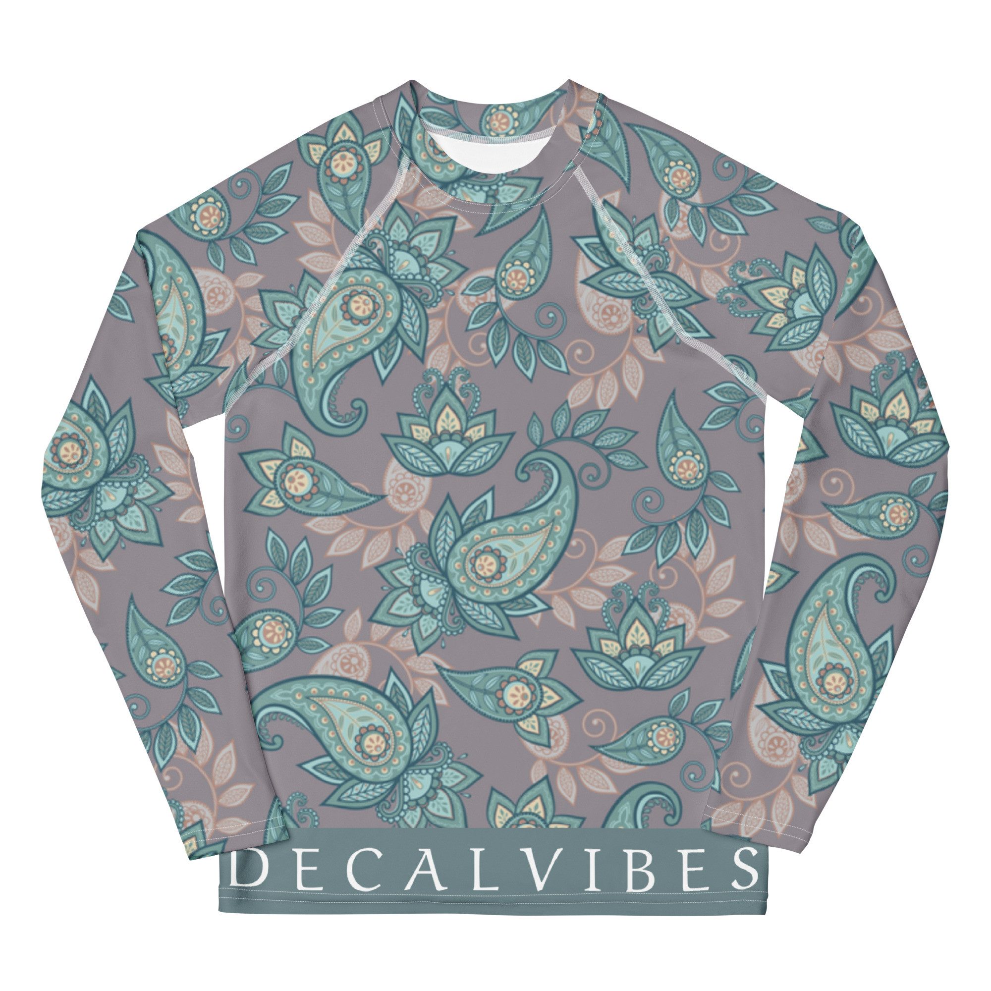 DECALVIBES Langarmshirt Mädchen Rash Guard Compression Langarmshirt für Jugendliche Ultimate Weicher 4-Wege-Stretch und bequeme körpernahe Passform