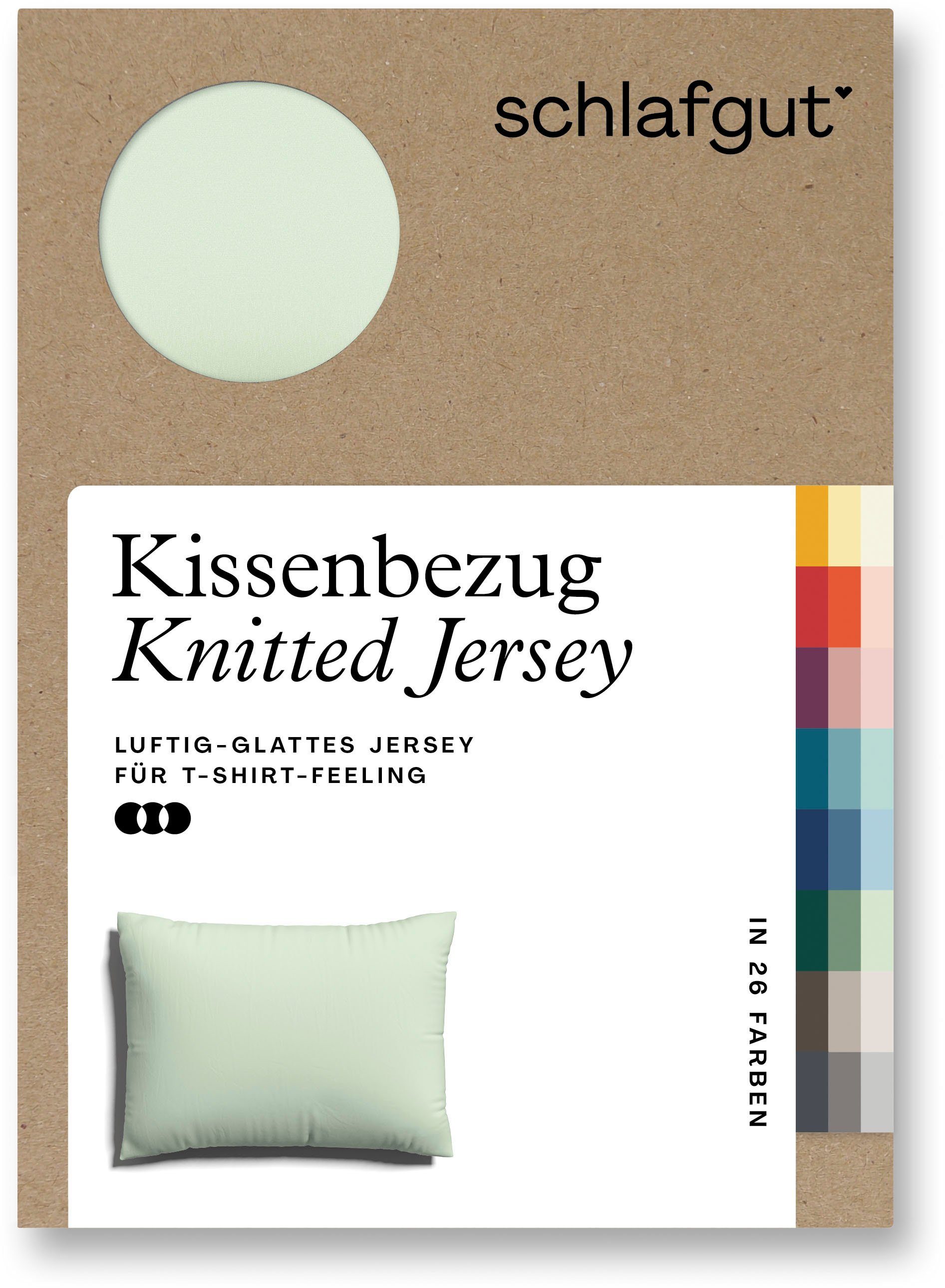 Schlafgut Kissenbezug Knitted Jersey aus Bio-Baumwolle günstig online kaufen
