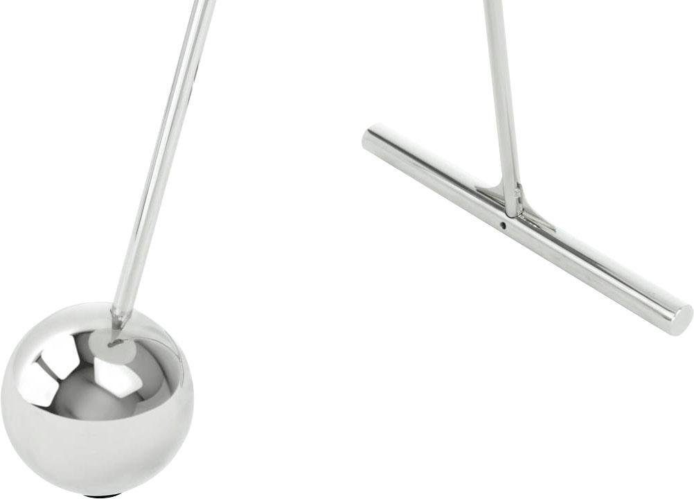 Kayoom Beistelltisch Pendulum 525, Marmoroptik, tragbar Schwarz im Silber / Gestell Pendel-Design, praktisch