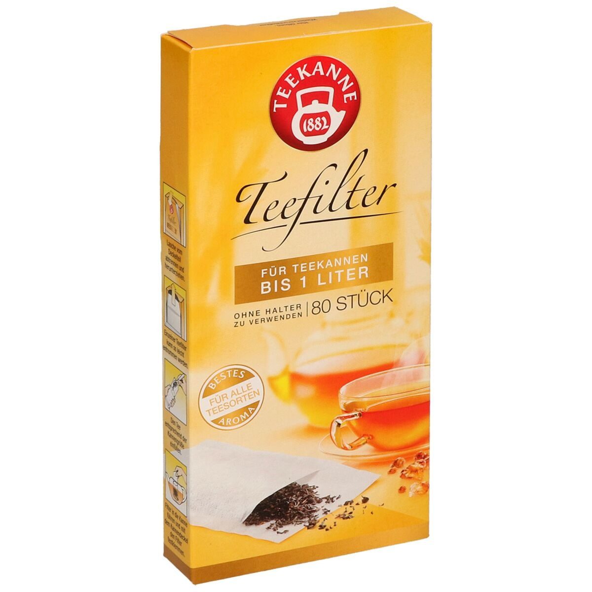 TEEKANNE Papierfilter Teefilter, Papier