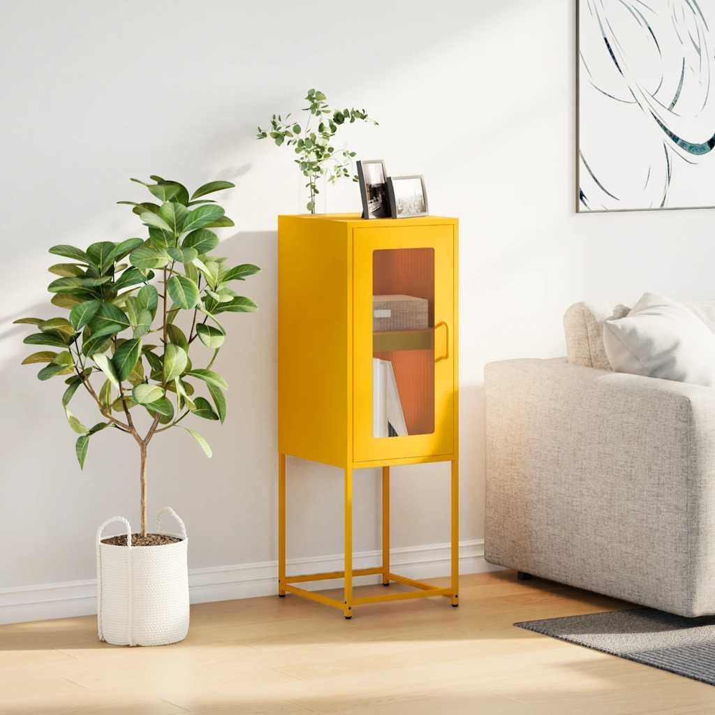 vidaXL Sideboard Sideboard Senfgelb 36x39x107 cm günstig online kaufen