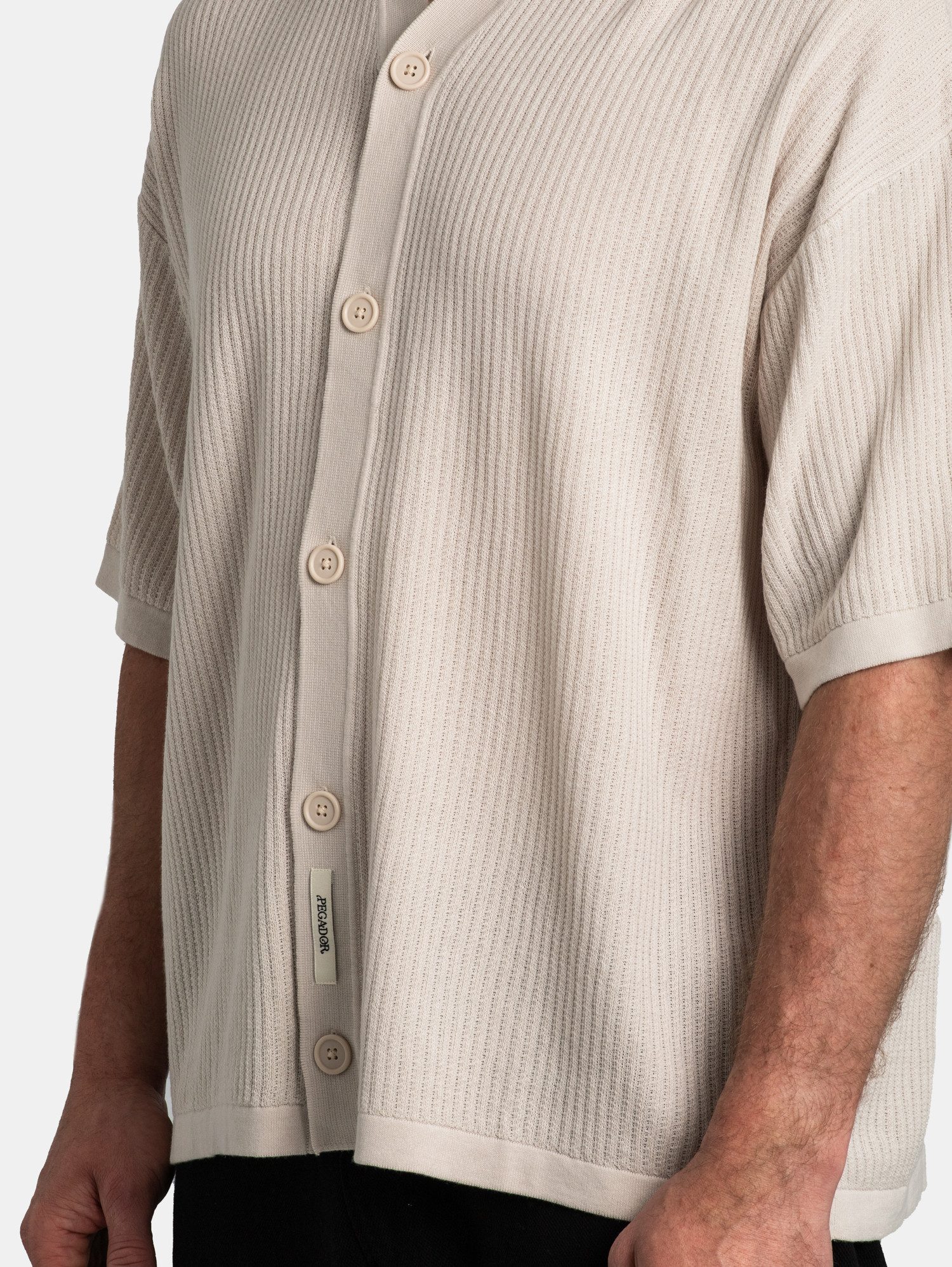 PEGADOR Kurzarmhemd Pegador Campbell Knit Shirt