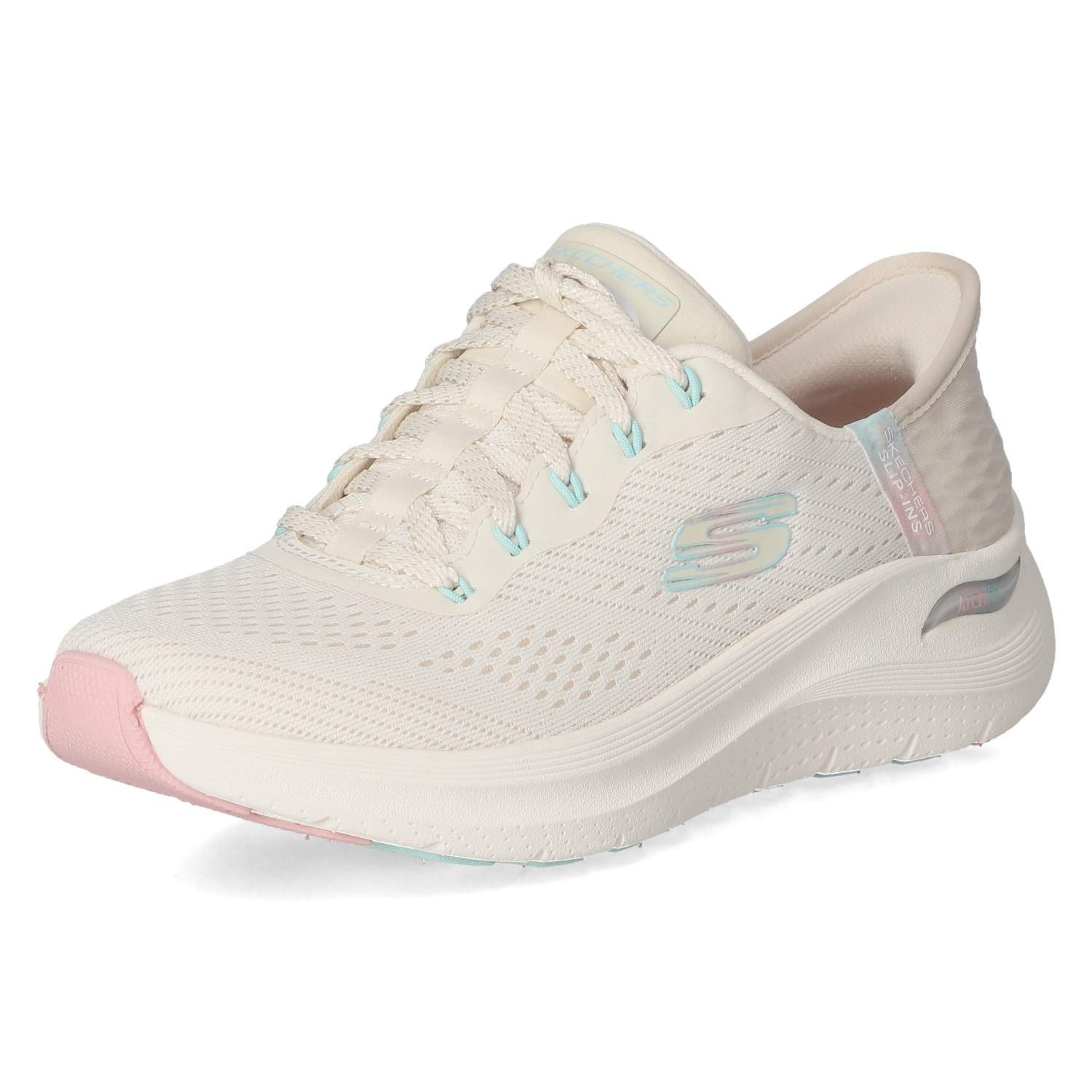 Skechers Skechers 150066 NTPK Damen Textil beige Schnürschuh günstig online kaufen