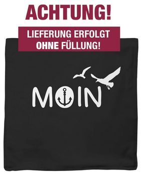 Kissenbezüge Moin Moin I Norddeutschland, Shirtracer (1 Stück), Deko-Kissen mit Spruch