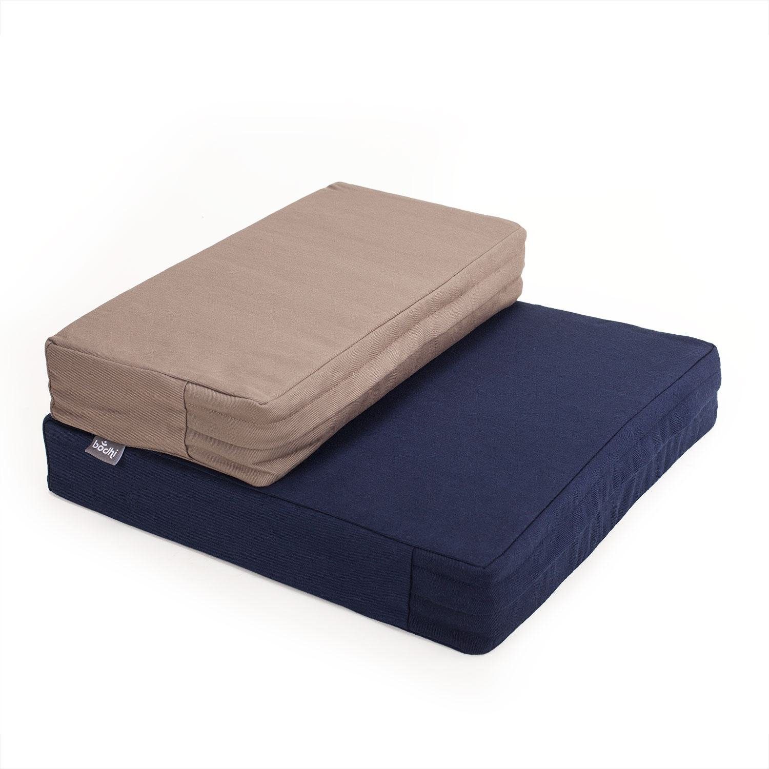 bodhi Bodenkissen MANDIR Kissen rechteckig bordeaux