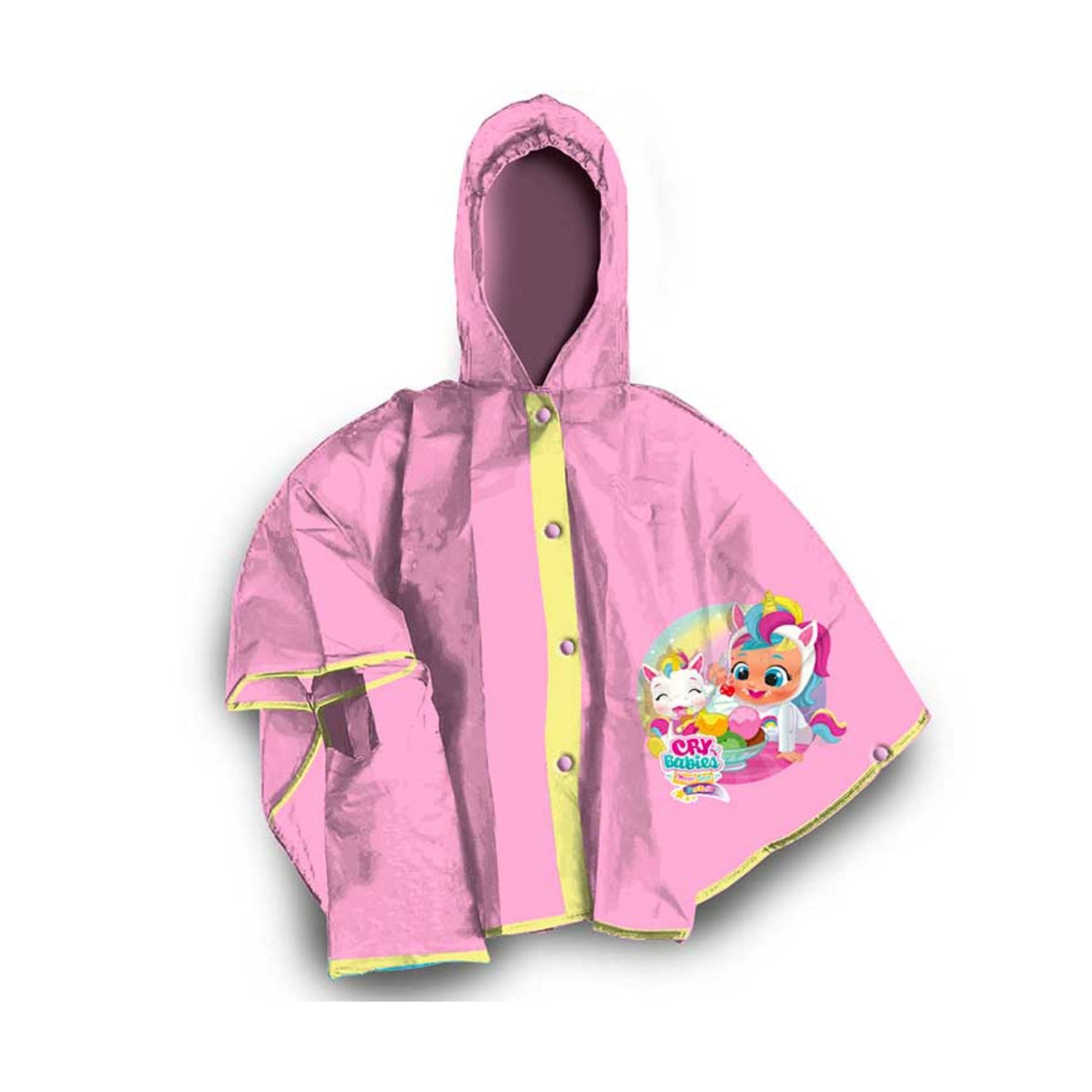 Cry Babies Regenjacke Regenmantel – Onesize Niedlicher Regenmantel für regenreiche Tage