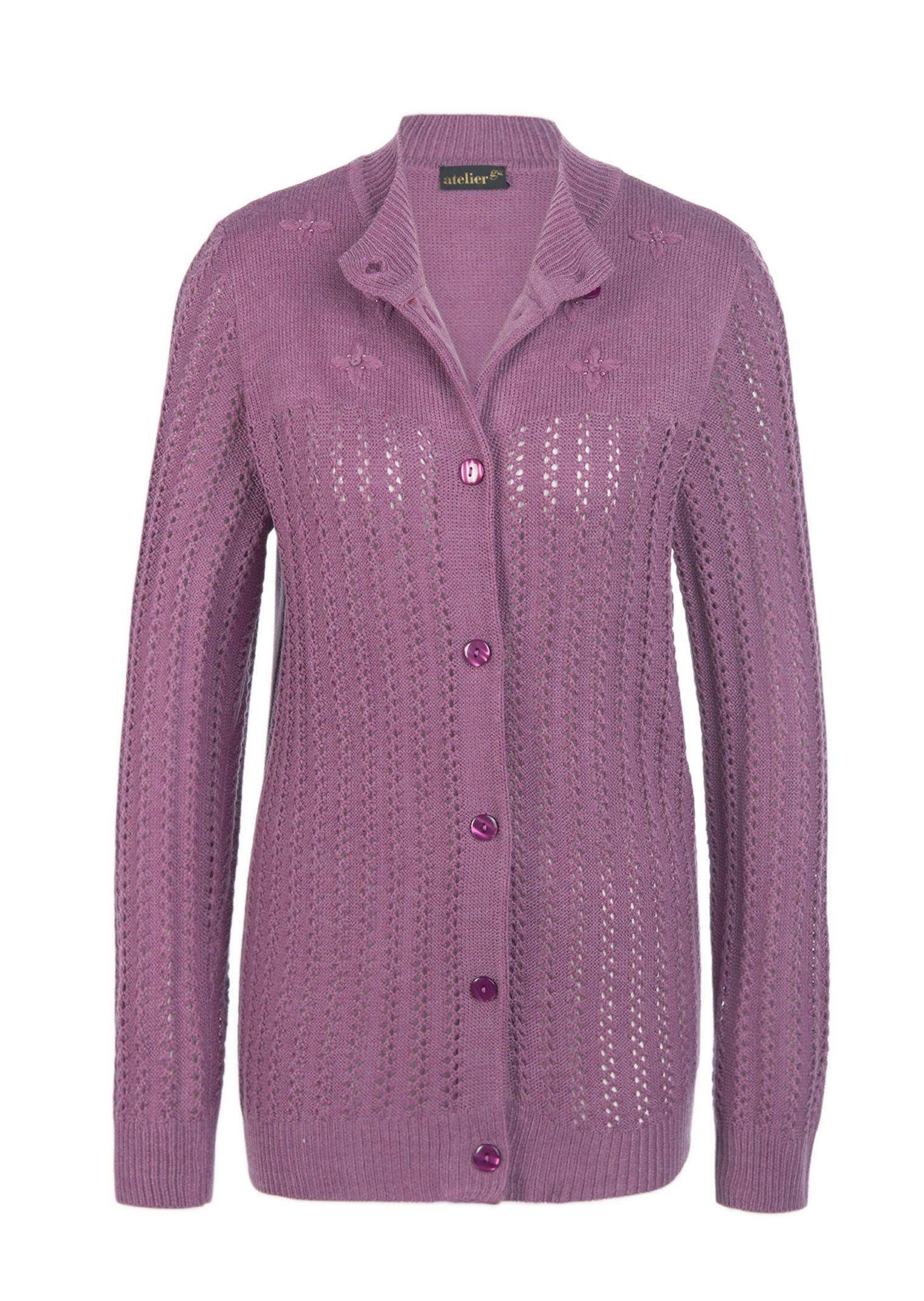 GOLDNER Strickjacke Ajourstrickjacke günstig online kaufen