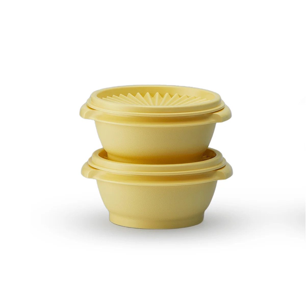 TUPPERWARE Vorratsdose Tupperware kleines Sonnenschüssel Duo gelb 340ml