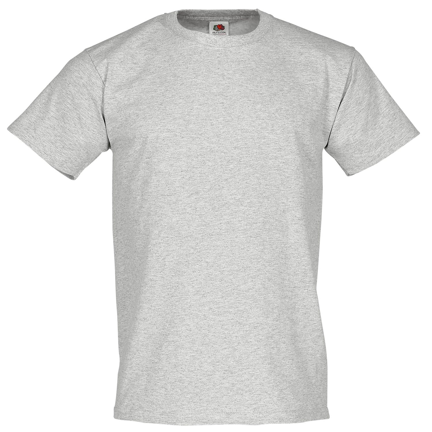 Fruit of the Loom Rundhalsshirt Heavy T-Shirt graumeliert