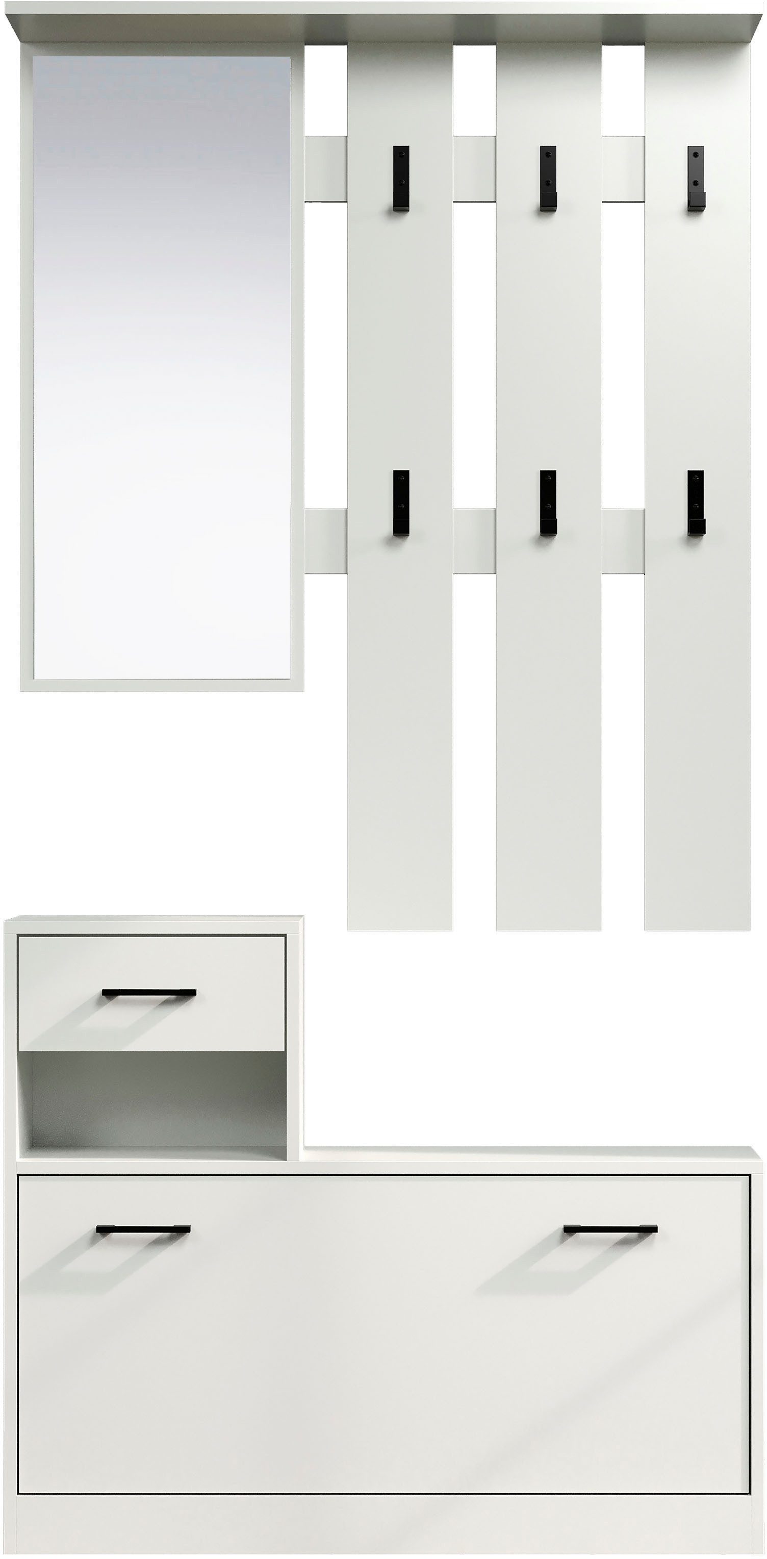 INOSIGN Garderobe Basel (1 St), Kompaktgarderobe - Schuhkipper, Paneel und günstig online kaufen