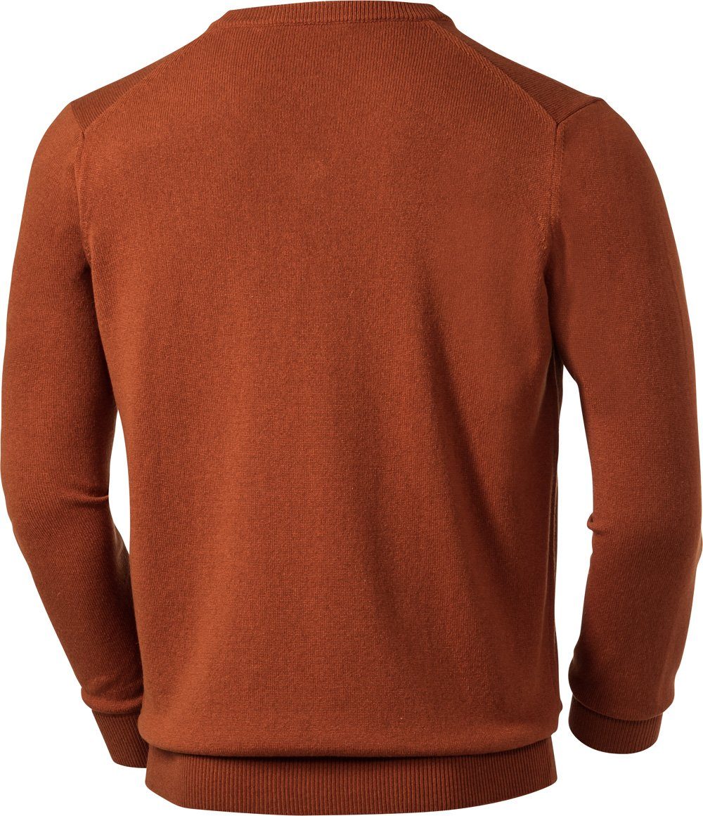 Royal Spencer V-Ausschnitt-Pullover mit Feinripp-Bündchen für den perfekten günstig online kaufen