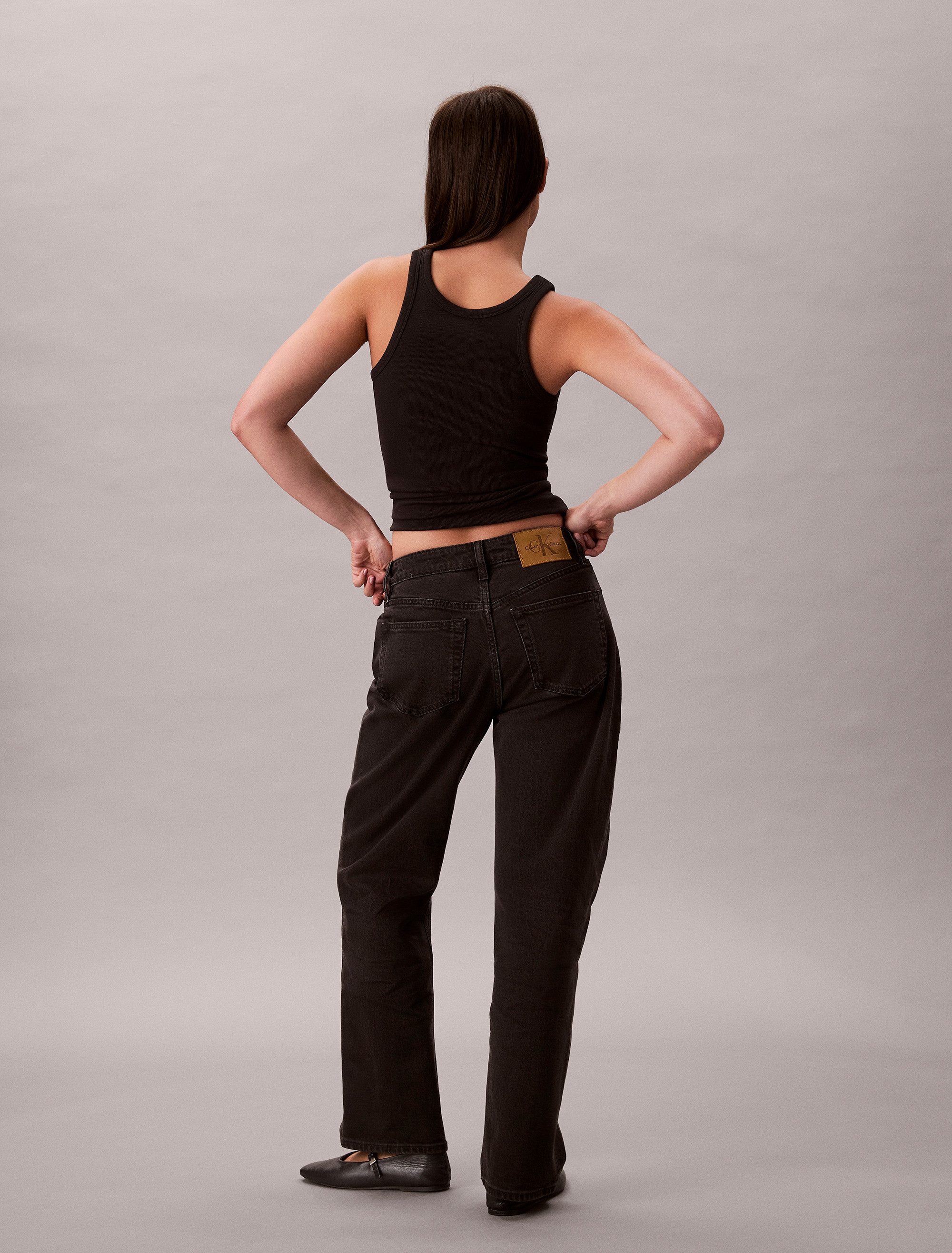 Calvin Klein Jeans Straight-Jeans Mit Gürtelschlaufen